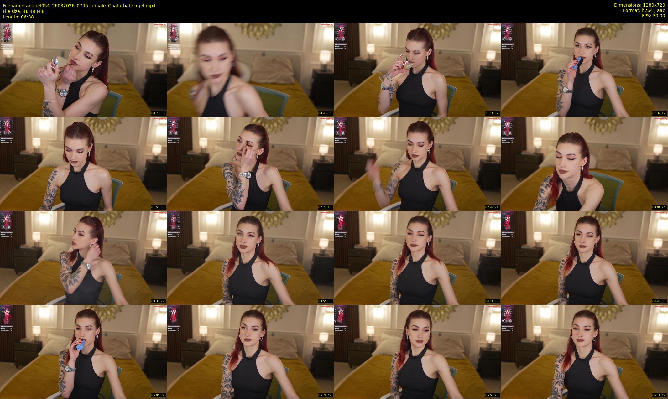 anabel054 — 7 minute Chaturbate female cam show recording, 720p, Mar 26, 2026