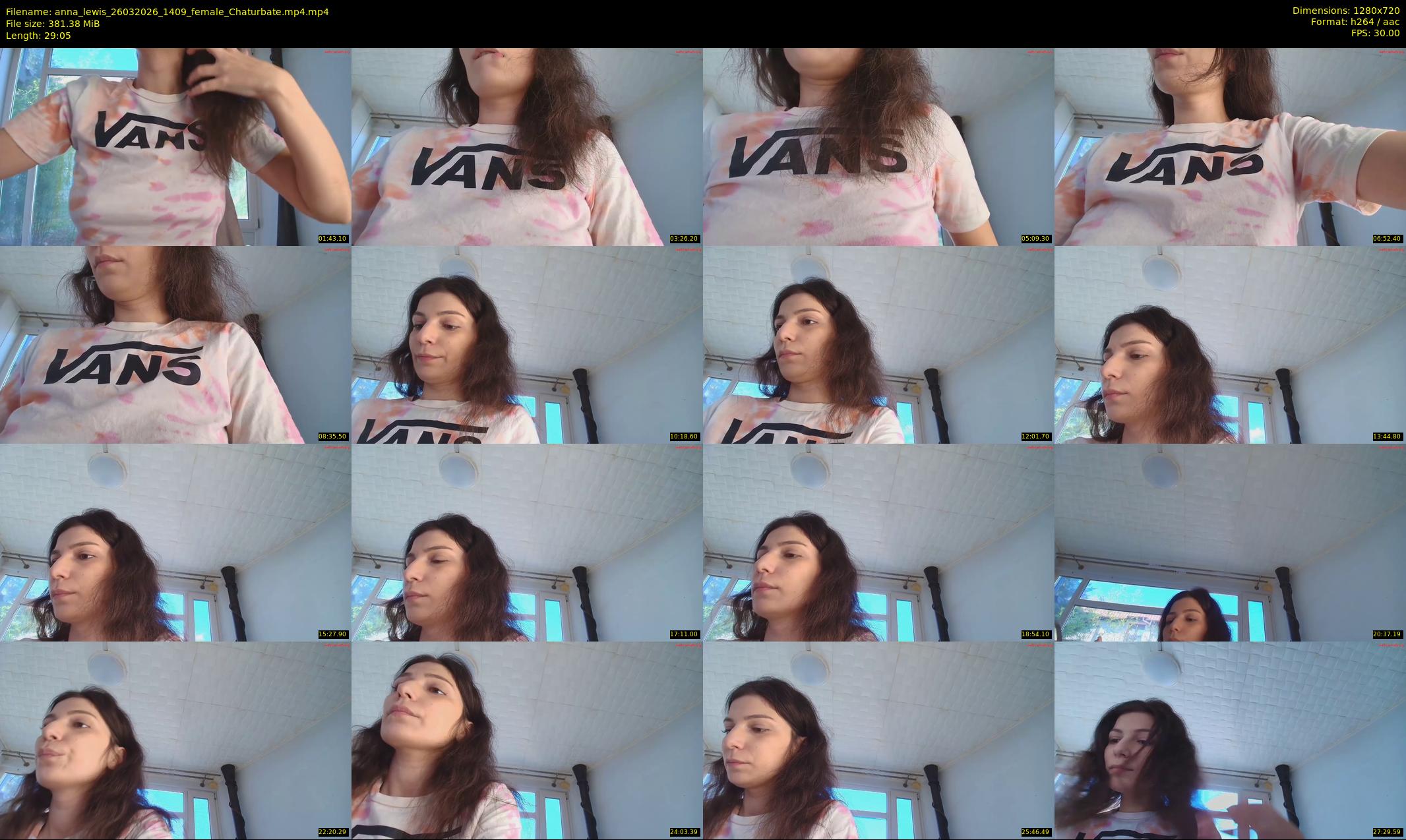 anna_lewis — 30 minute Chaturbate female cam show recording, 720p, Mar 26, 2026