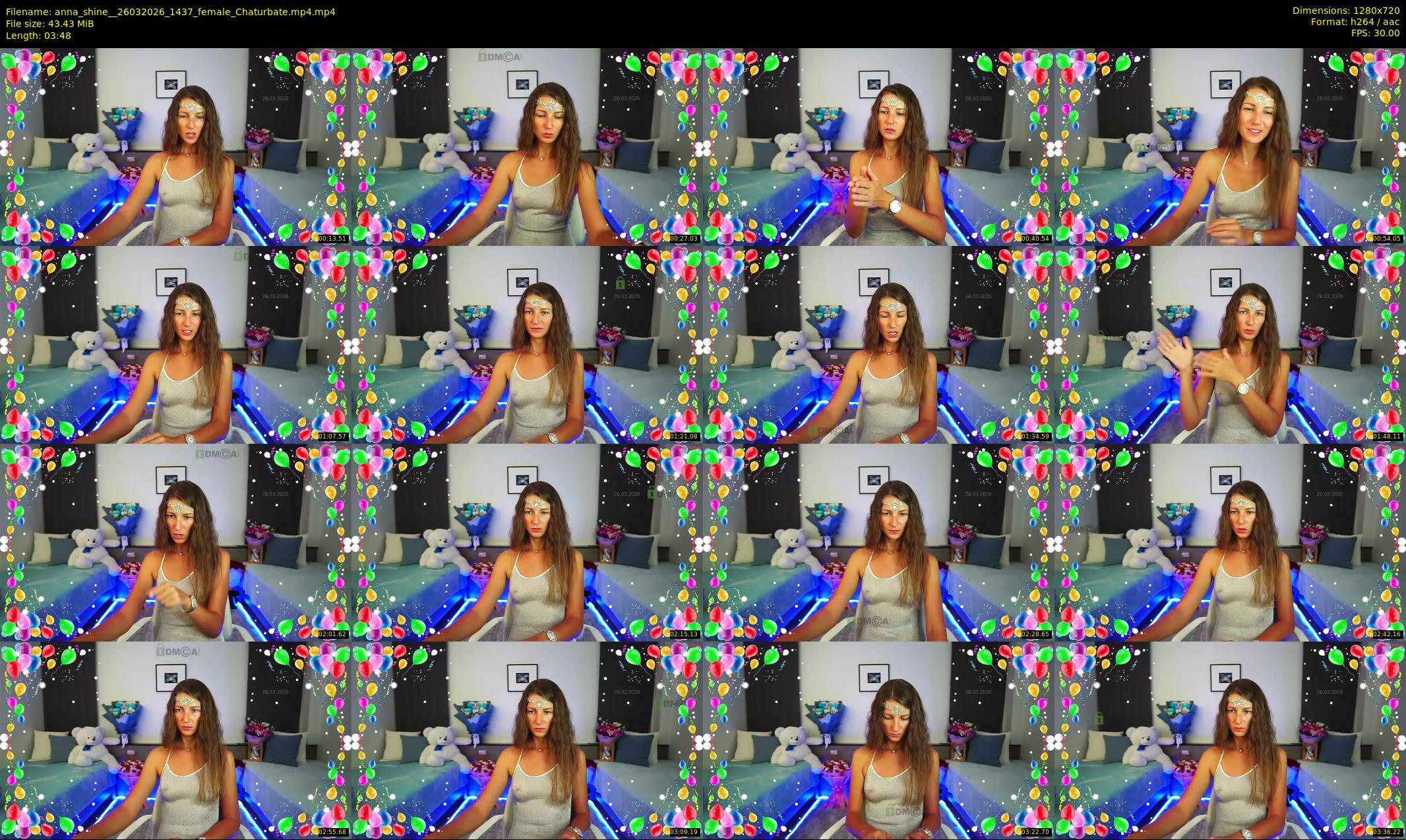 anna_shine_ — 4 minute Chaturbate female cam show recording, 720p, Mar 26, 2026