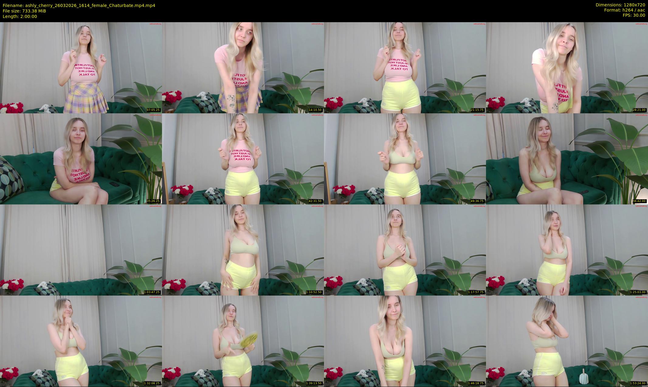 ashly_cherry — 120 minute Chaturbate female cam show recording, 720p, Mar 26, 2026