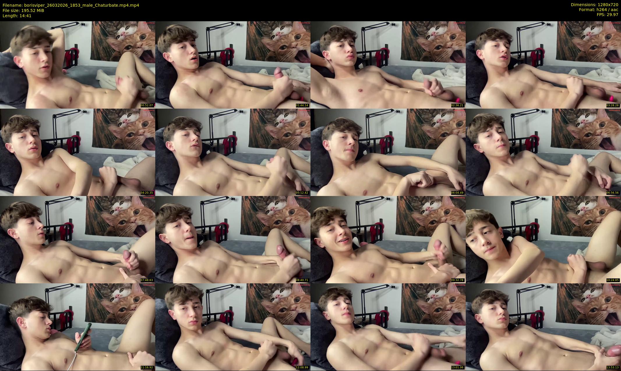 borisviper — 15 minute Chaturbate male cam show recording, 720p, Mar 26, 2026