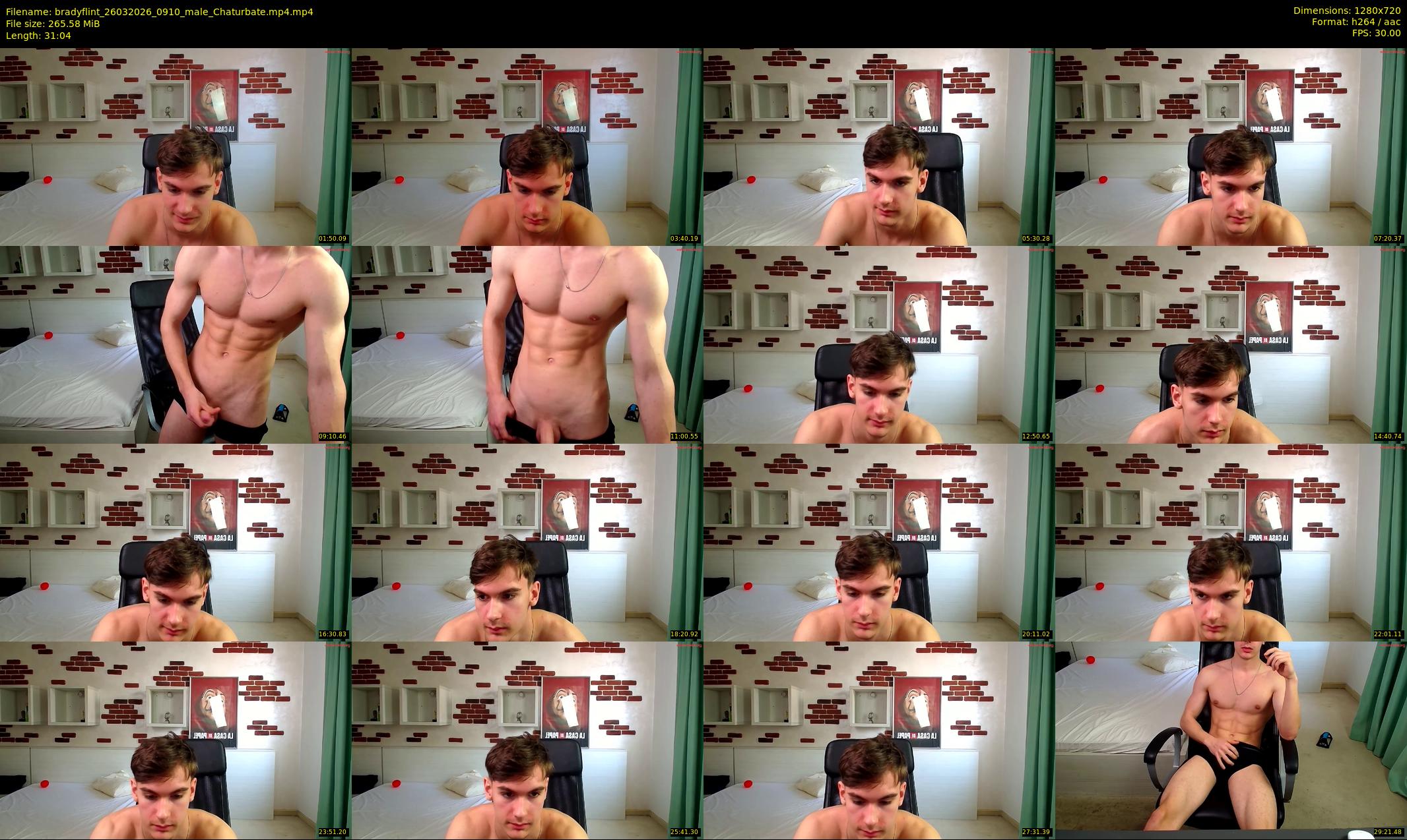 bradyflint — 32 minute Chaturbate male cam show recording, 720p, Mar 26, 2026