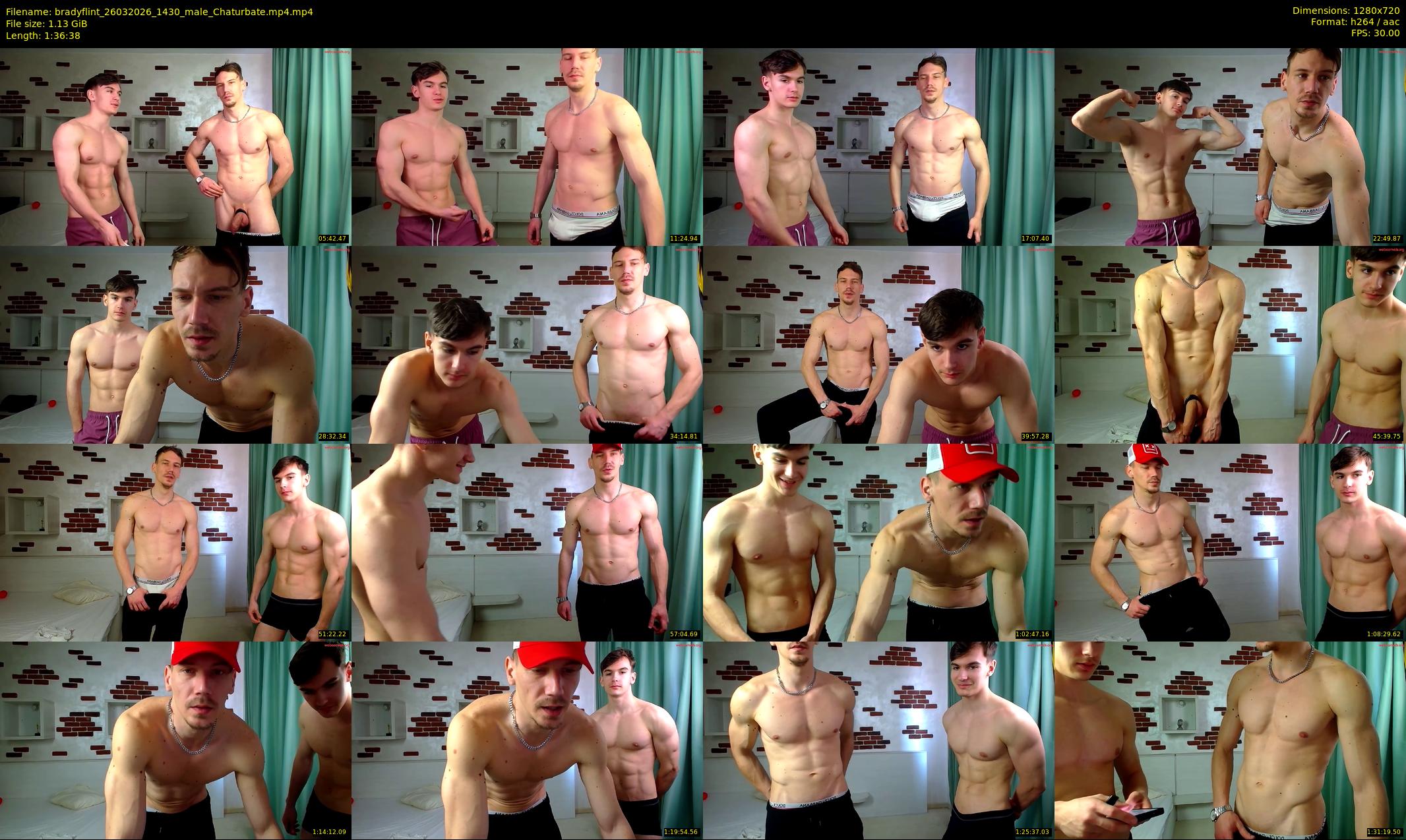 bradyflint — 97 minute Chaturbate male cam show recording, 720p, Mar 26, 2026
