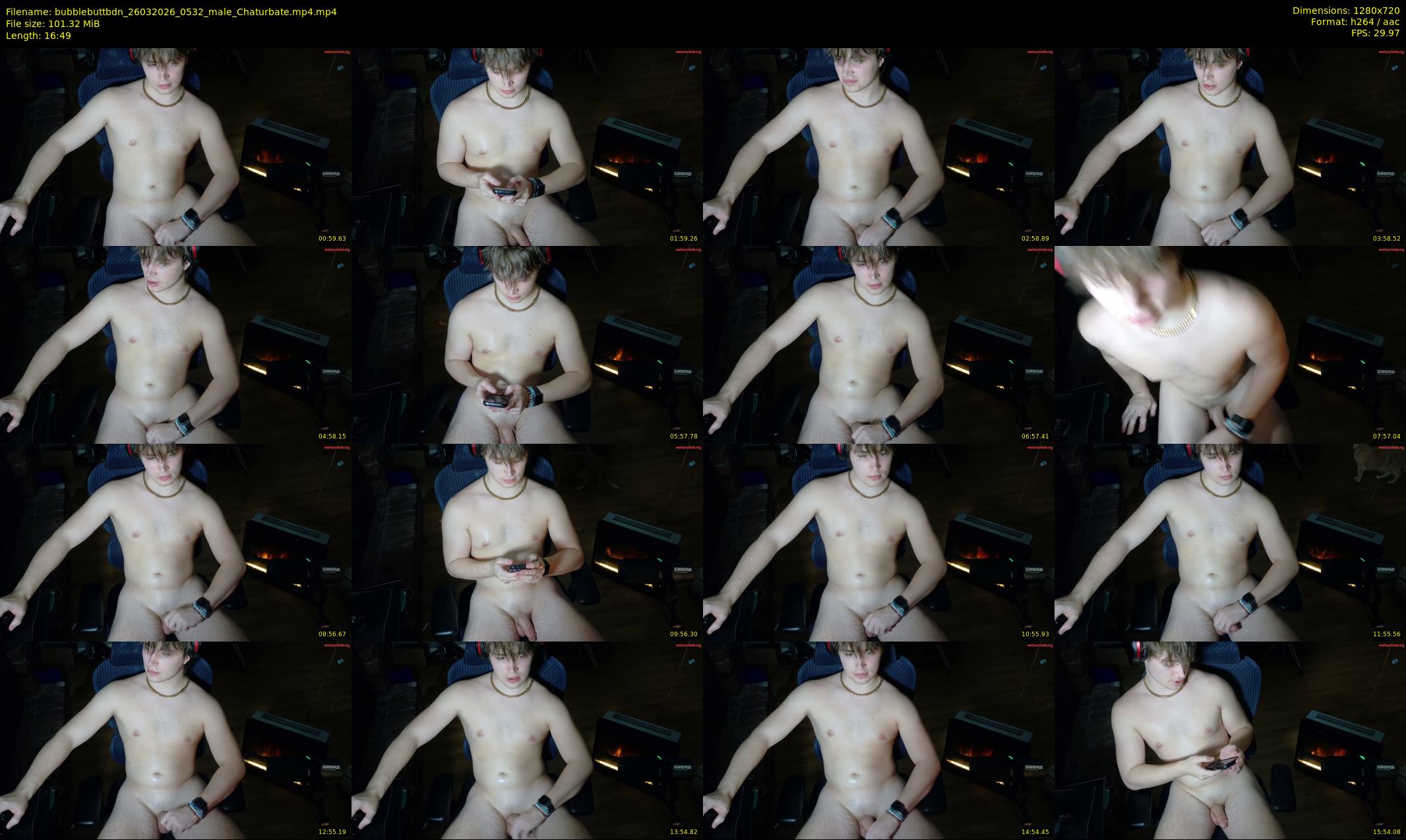 bubblebuttbdn — 17 minute Chaturbate male cam show recording, 720p, Mar 26, 2026