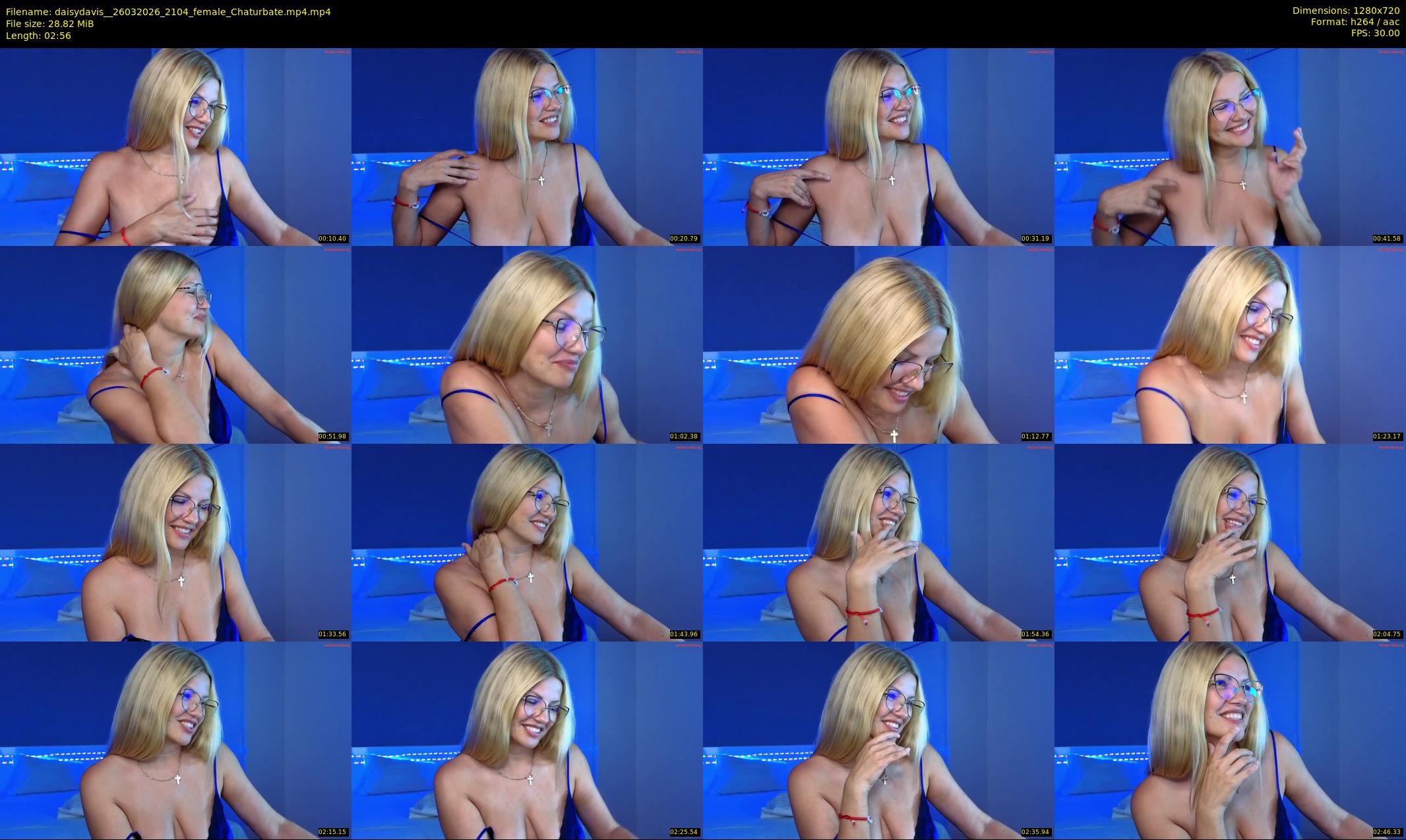 daisydavis_ — 3 minute Chaturbate female cam show recording, 720p, Mar 26, 2026