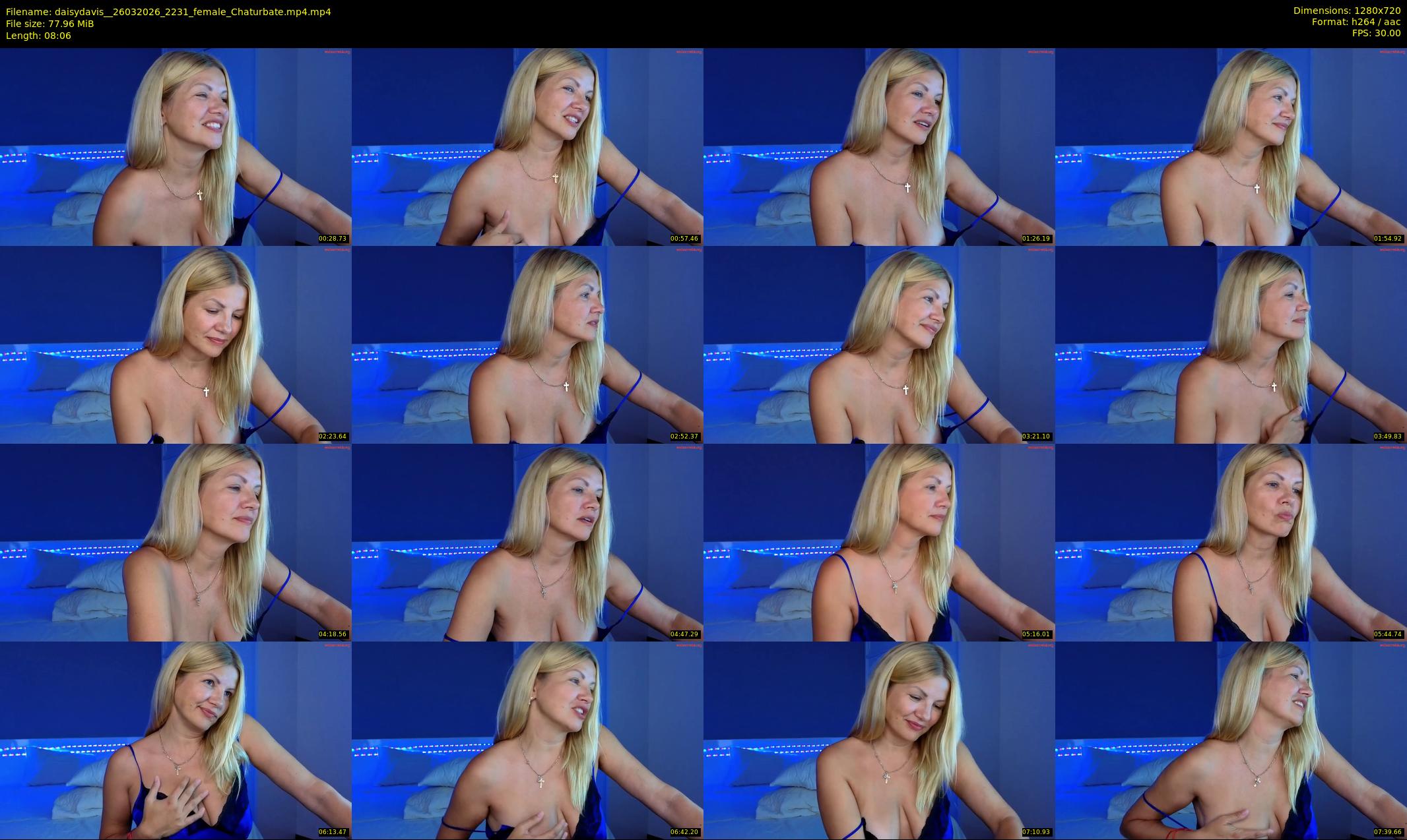 daisydavis_ — 9 minute Chaturbate female cam show recording, 720p, Mar 26, 2026