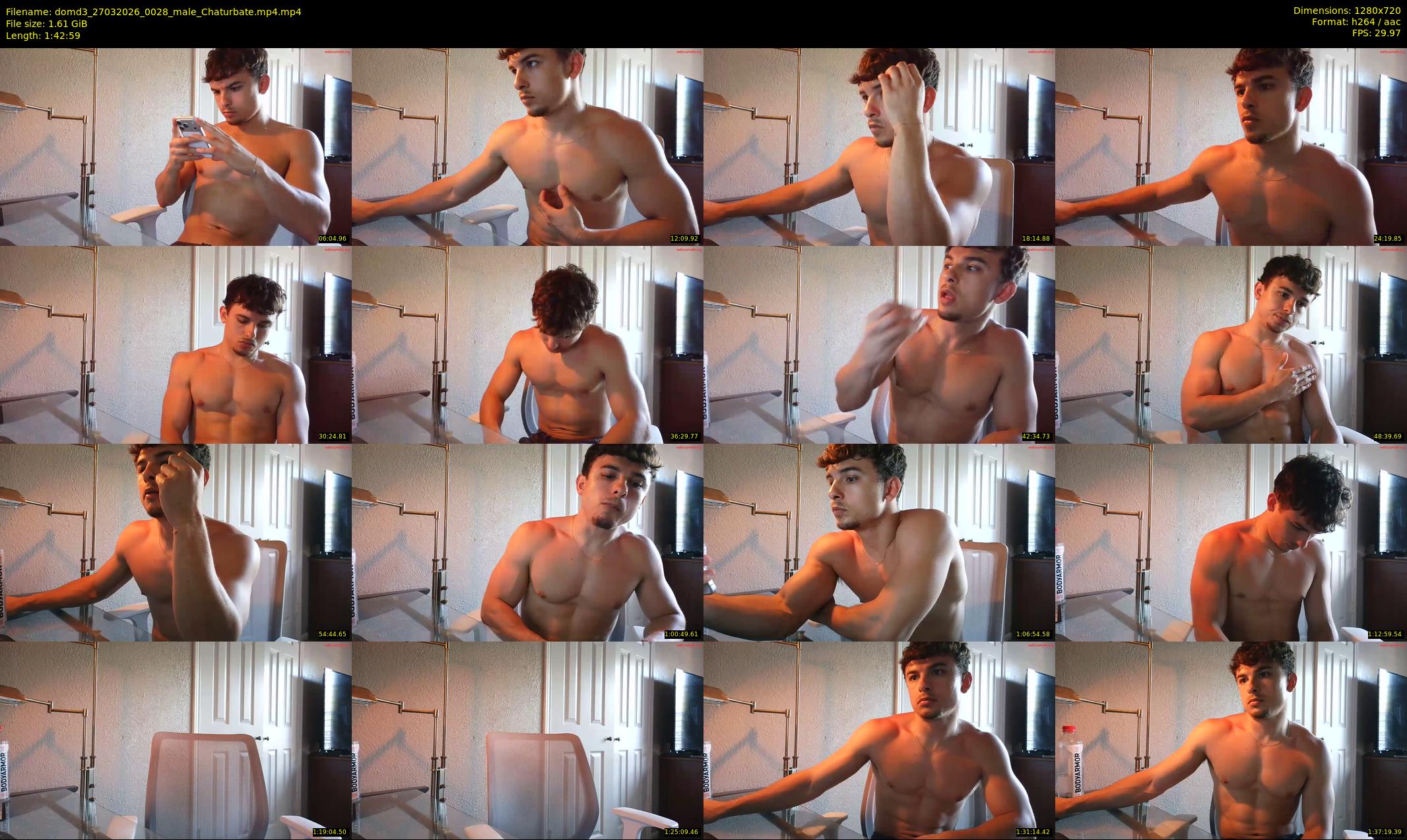 domd3 — 103 minute Chaturbate male cam show recording, 720p, Mar 27, 2026