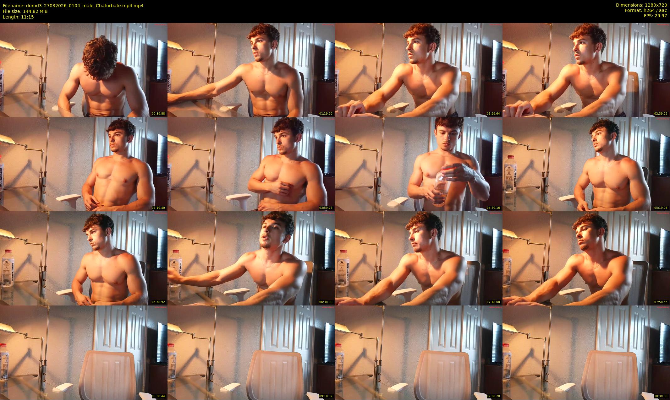 domd3 — 12 minute Chaturbate male cam show recording, 720p, Mar 27, 2026