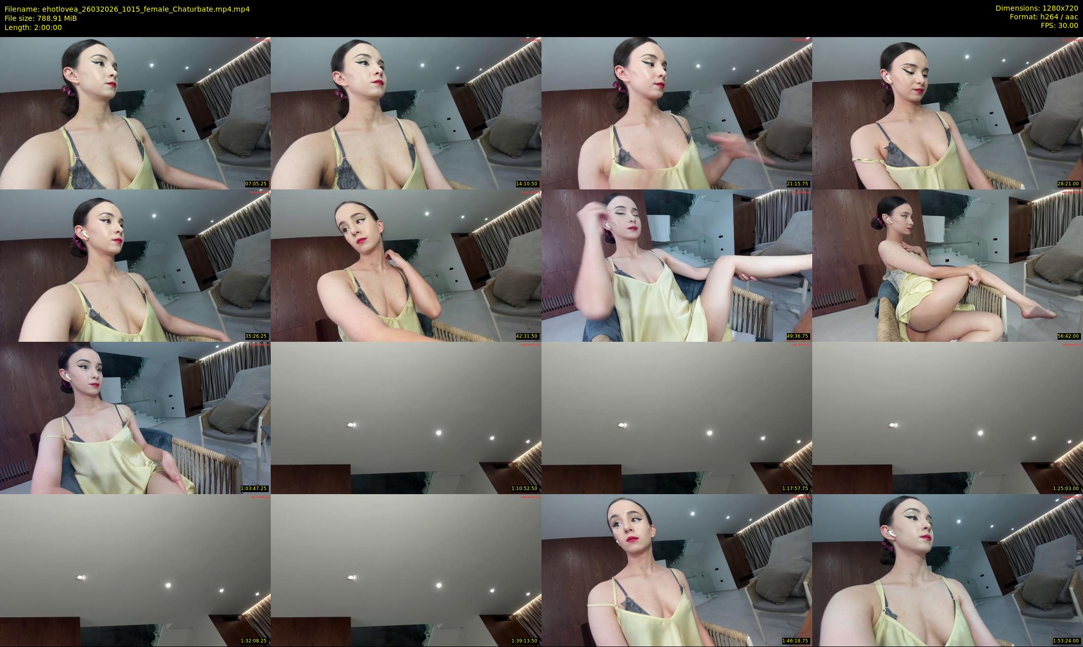 ehotlovea — 120 minute Chaturbate female cam show recording, 720p, Mar 26, 2026