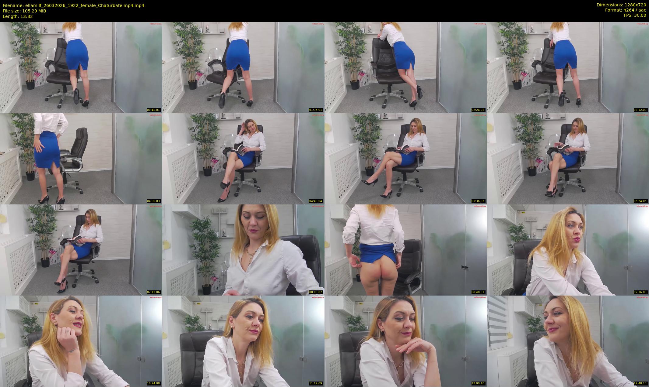 ellamilf — 14 minute Chaturbate female cam show recording, 720p, Mar 26, 2026