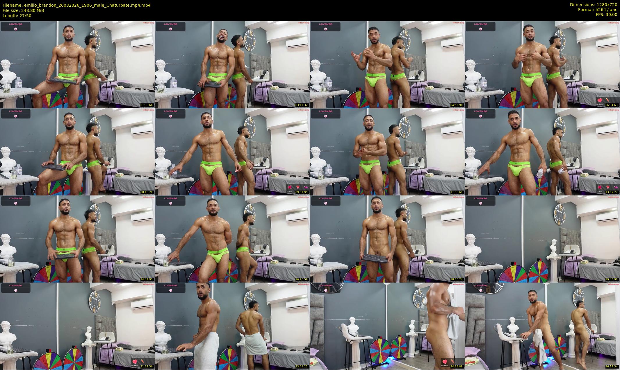 emilio_brandon — 28 minute Chaturbate male cam show recording, 720p, Mar 26, 2026