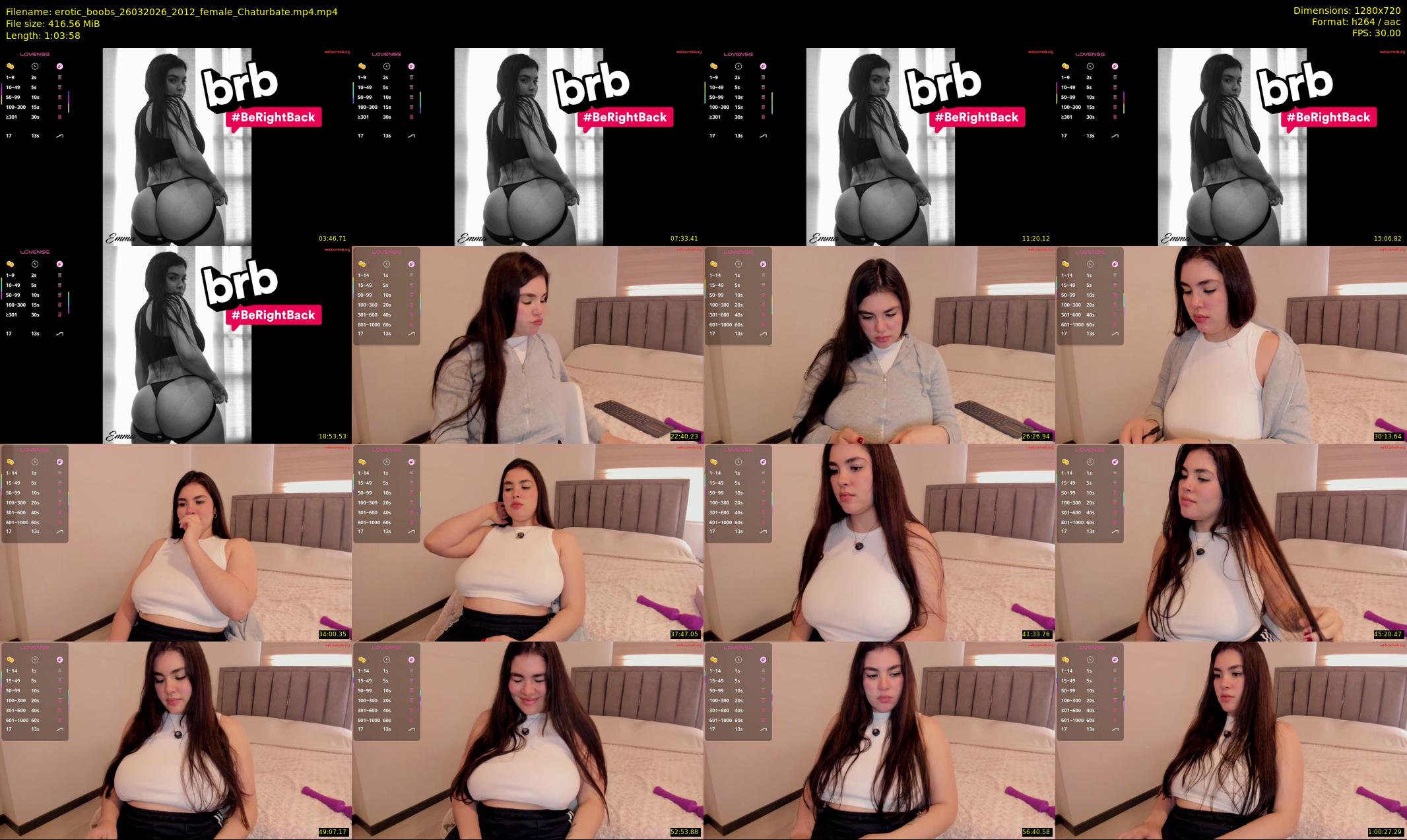 erotic_boobs — 64 minute Chaturbate female cam show recording, 720p, Mar 26, 2026