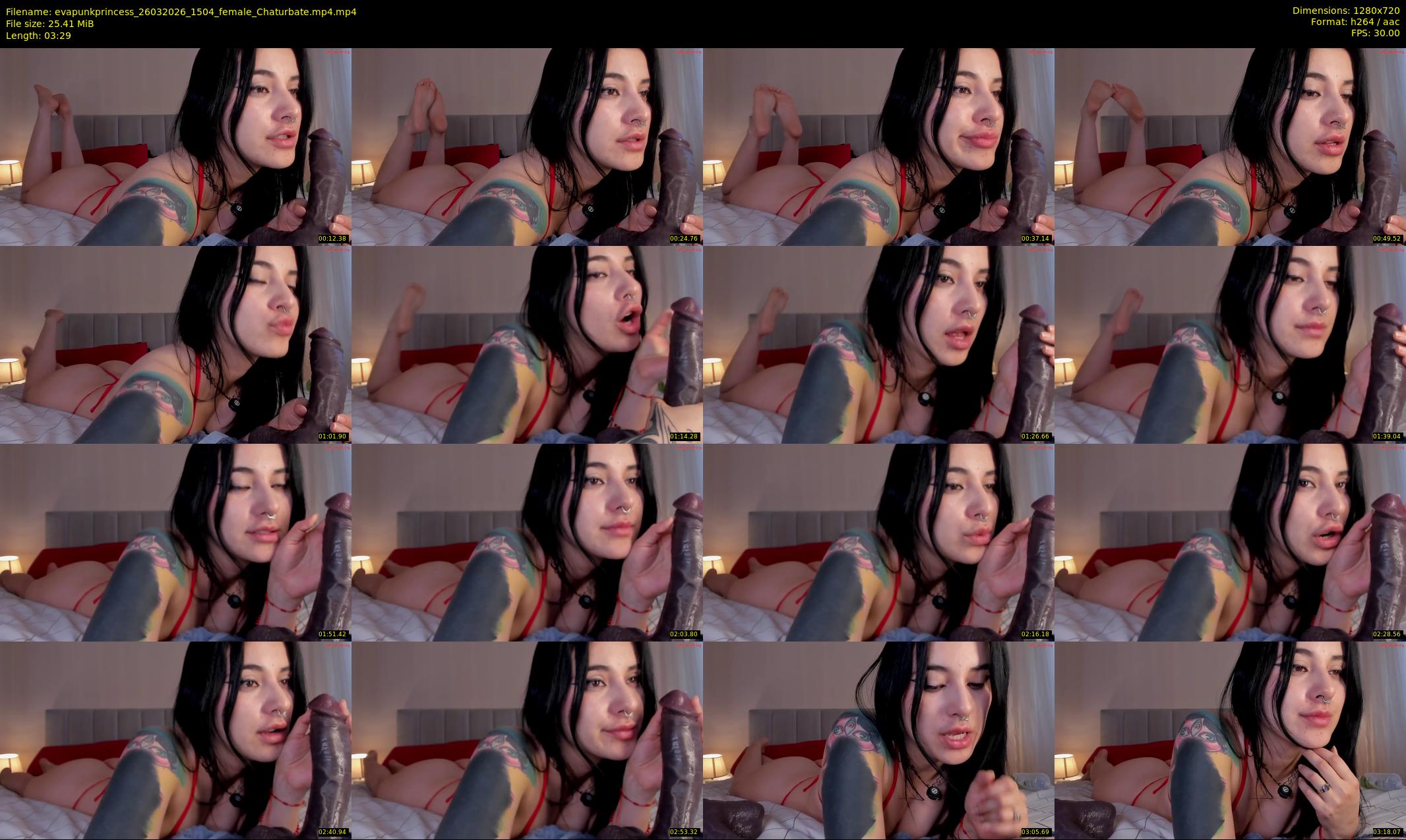 evapunkprincess — 4 minute Chaturbate female cam show recording, 720p, Mar 26, 2026