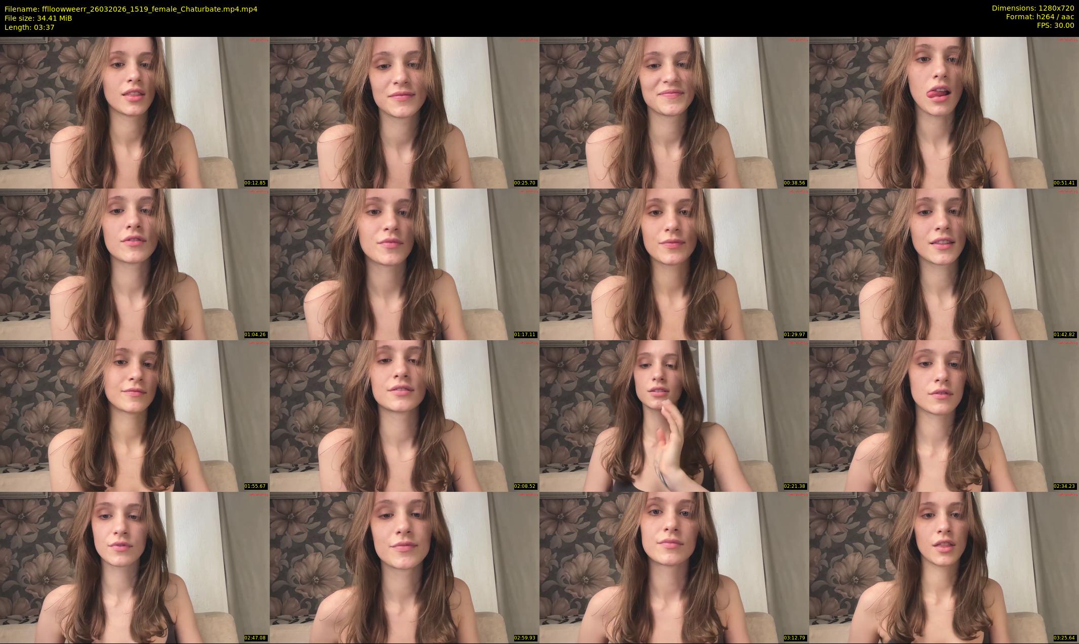fflloowweerr — 4 minute Chaturbate couple cam show recording, 720p, Mar 26, 2026