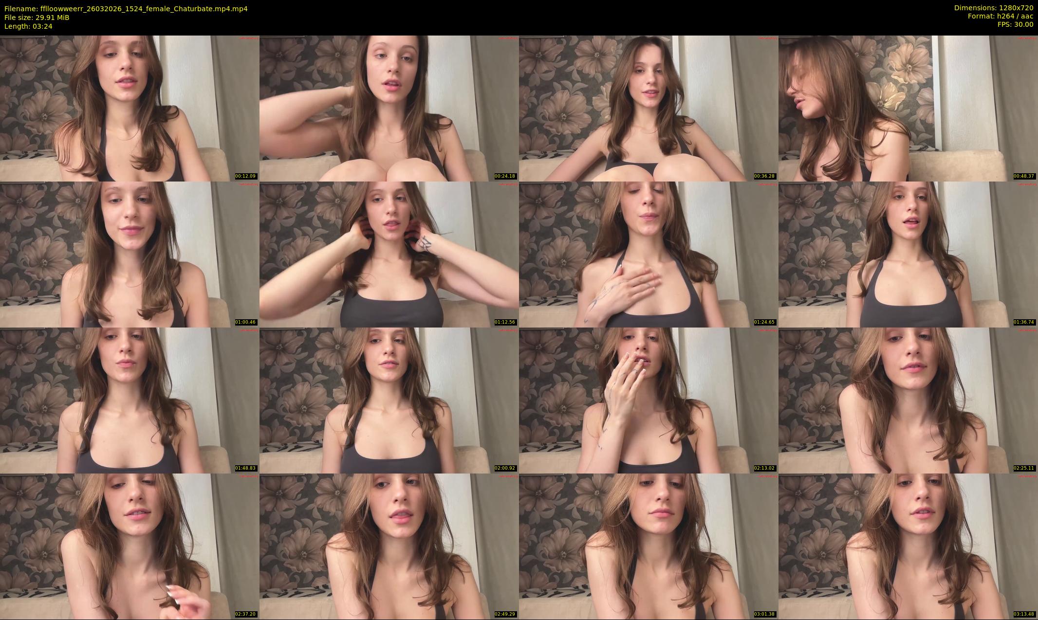 fflloowweerr — 4 minute Chaturbate couple cam show recording, 720p, Mar 26, 2026