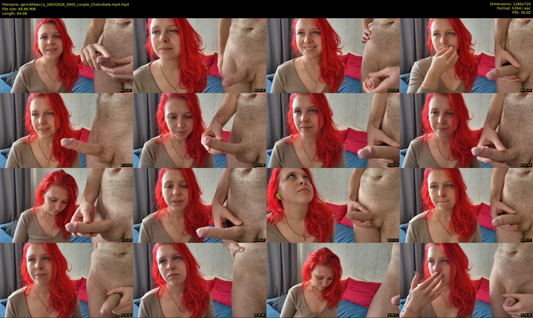genrikhbecca — 5 minute Chaturbate couple cam show recording, 720p, Mar 26, 2026