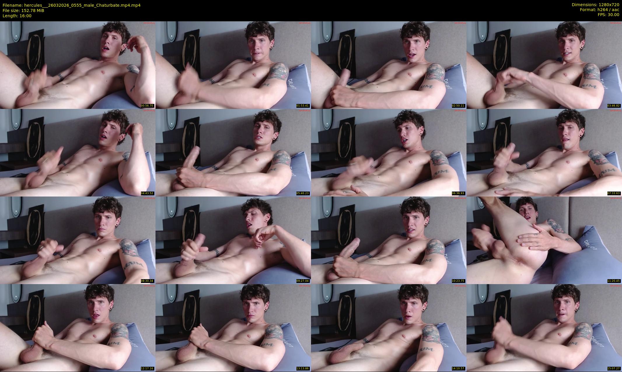 hercules__ — 16 minute Chaturbate male cam show recording, 720p, Mar 26, 2026