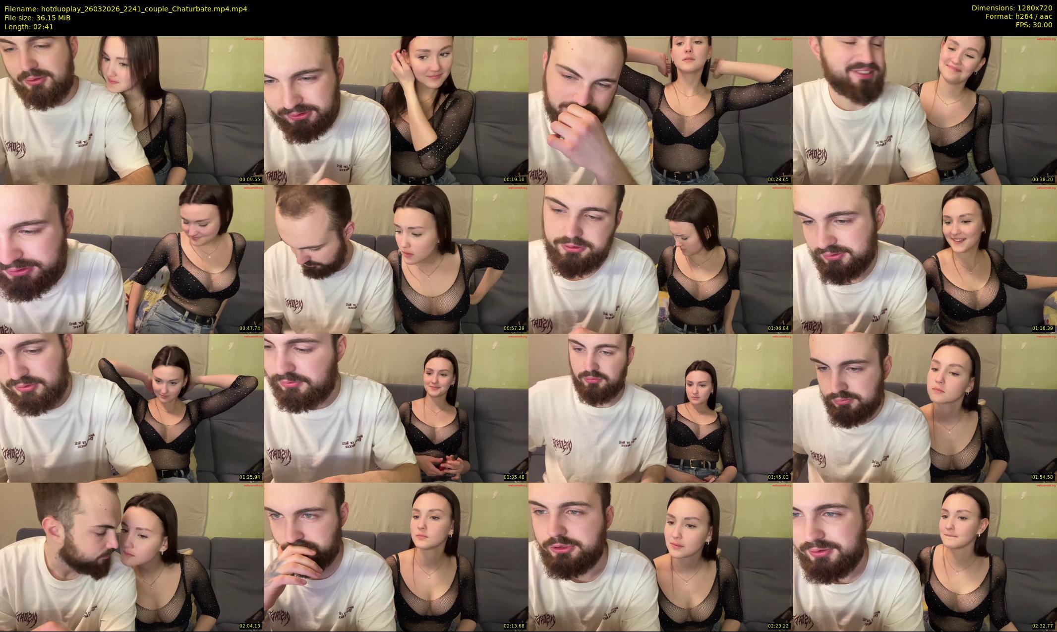 hotduoplay — 3 minute Chaturbate couple cam show recording, 720p, Mar 26, 2026
