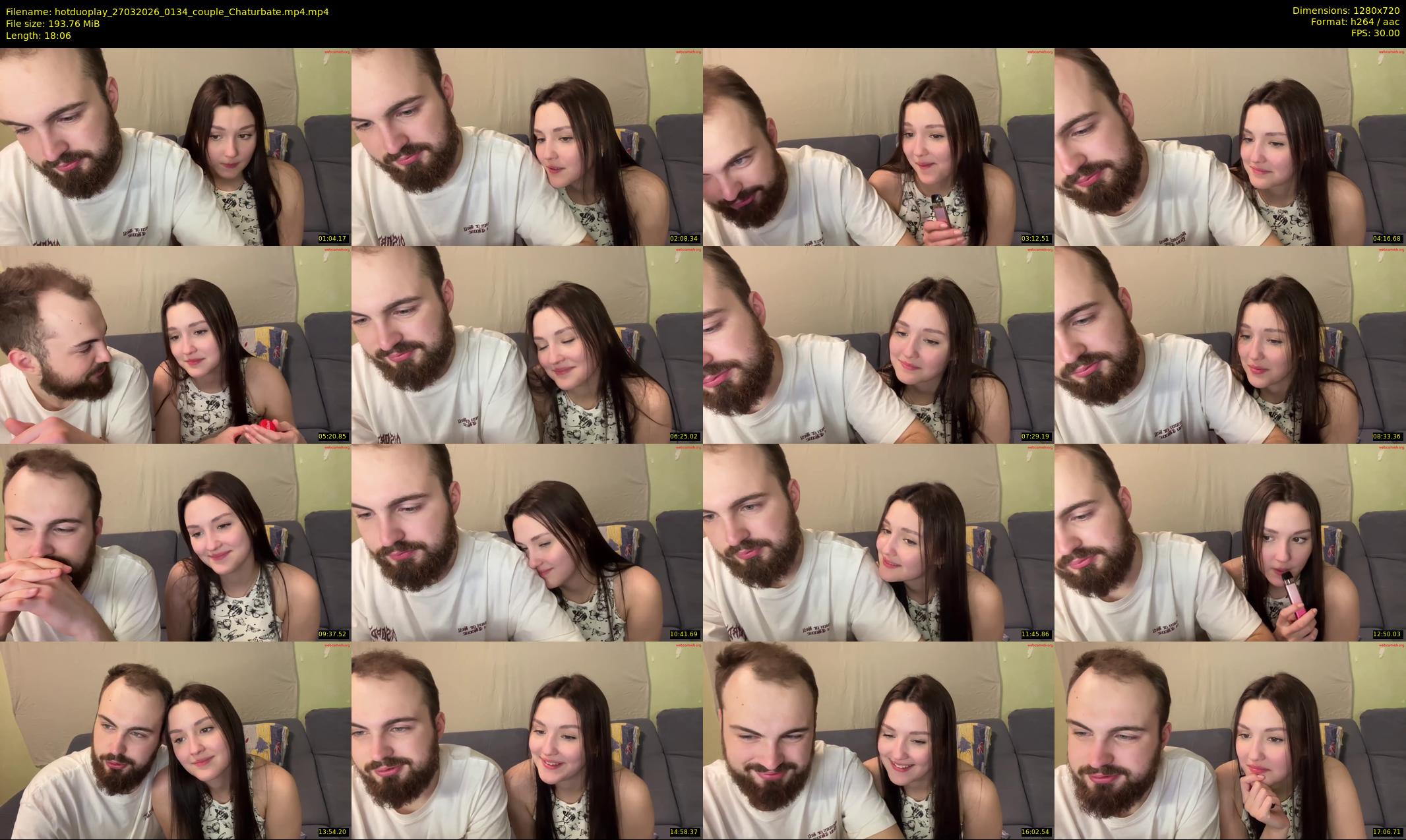 hotduoplay — 19 minute Chaturbate couple cam show recording, 720p, Mar 27, 2026