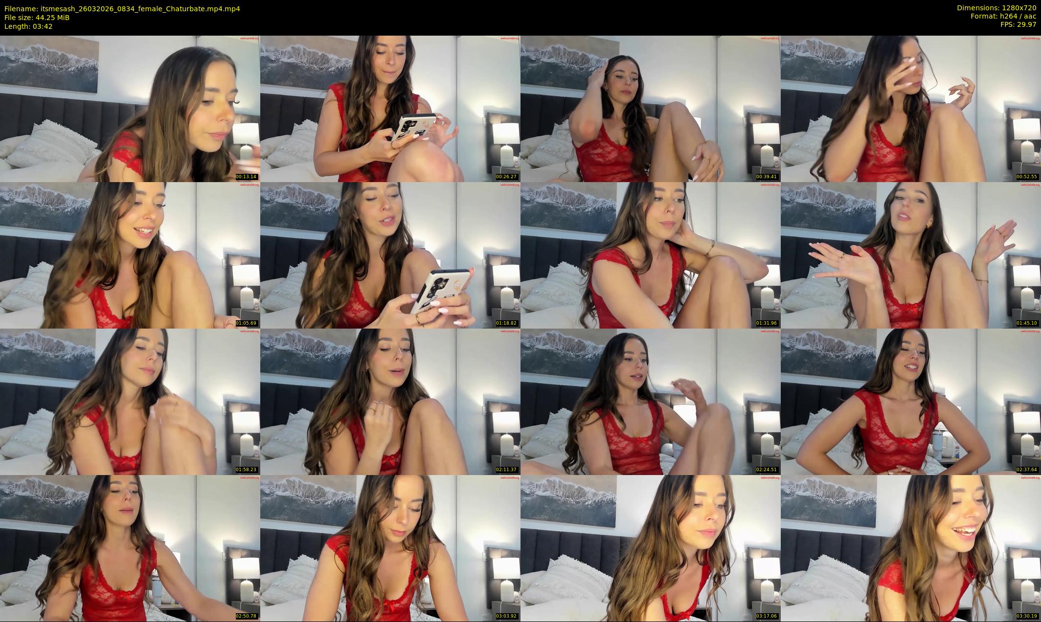 itsmesash — 4 minute Chaturbate female cam show recording, 720p, Mar 26, 2026