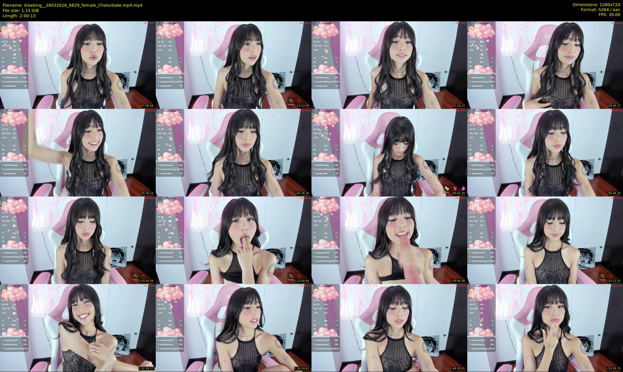 kloeking_ — 121 minute Chaturbate female cam show recording, 720p, Mar 26, 2026