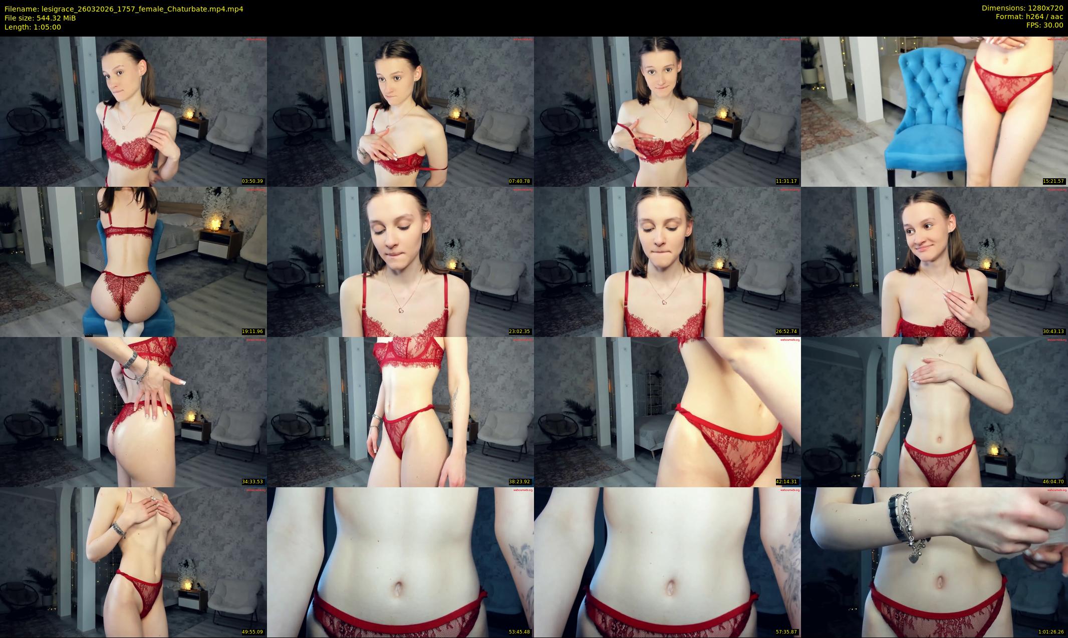 lesigrace — 65 minute Chaturbate female cam show recording, 720p, Mar 26, 2026