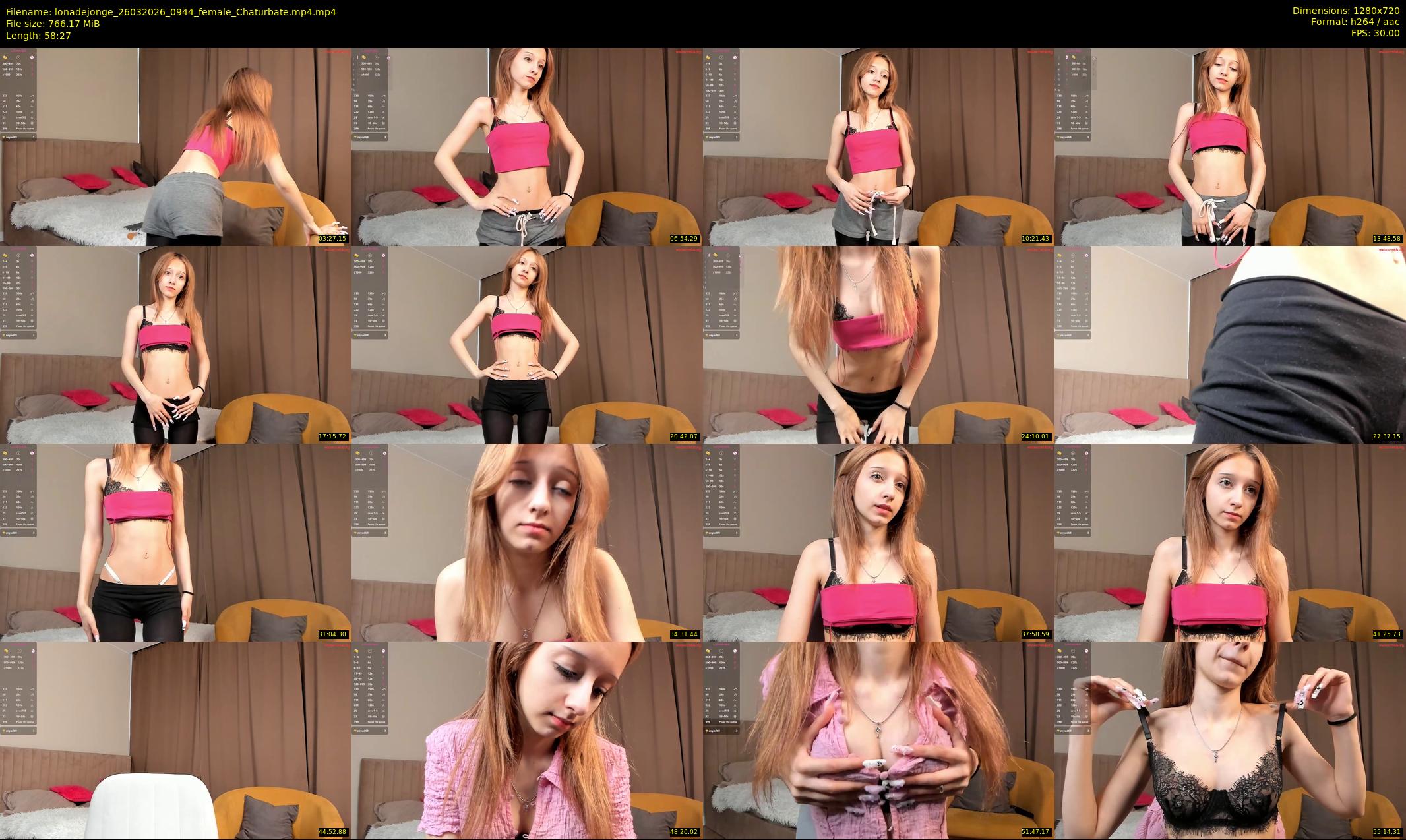 lonadejonge — 59 minute Chaturbate female cam show recording, 720p, Mar 26, 2026