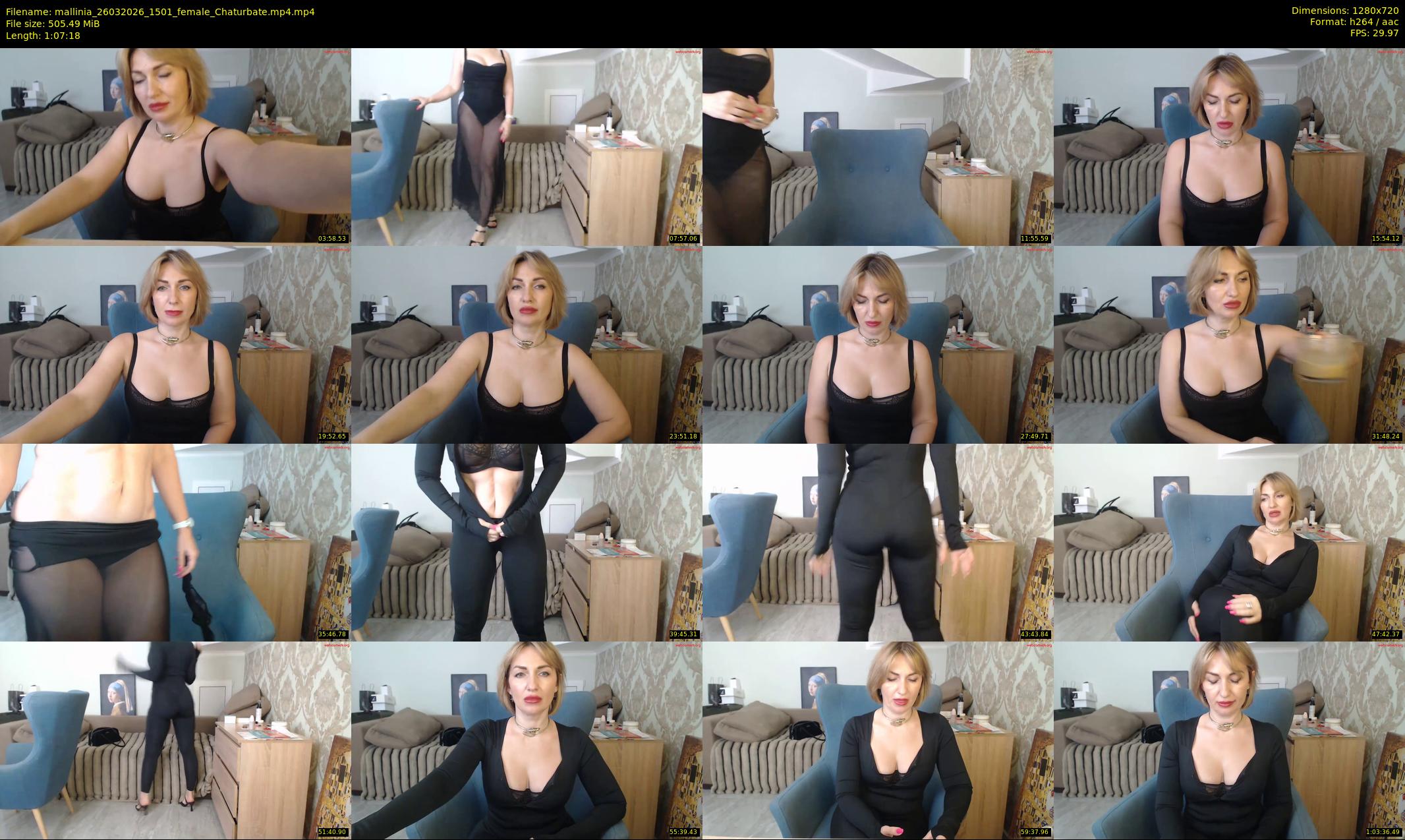 mallinia — 68 minute Chaturbate female cam show recording, 720p, Mar 26, 2026