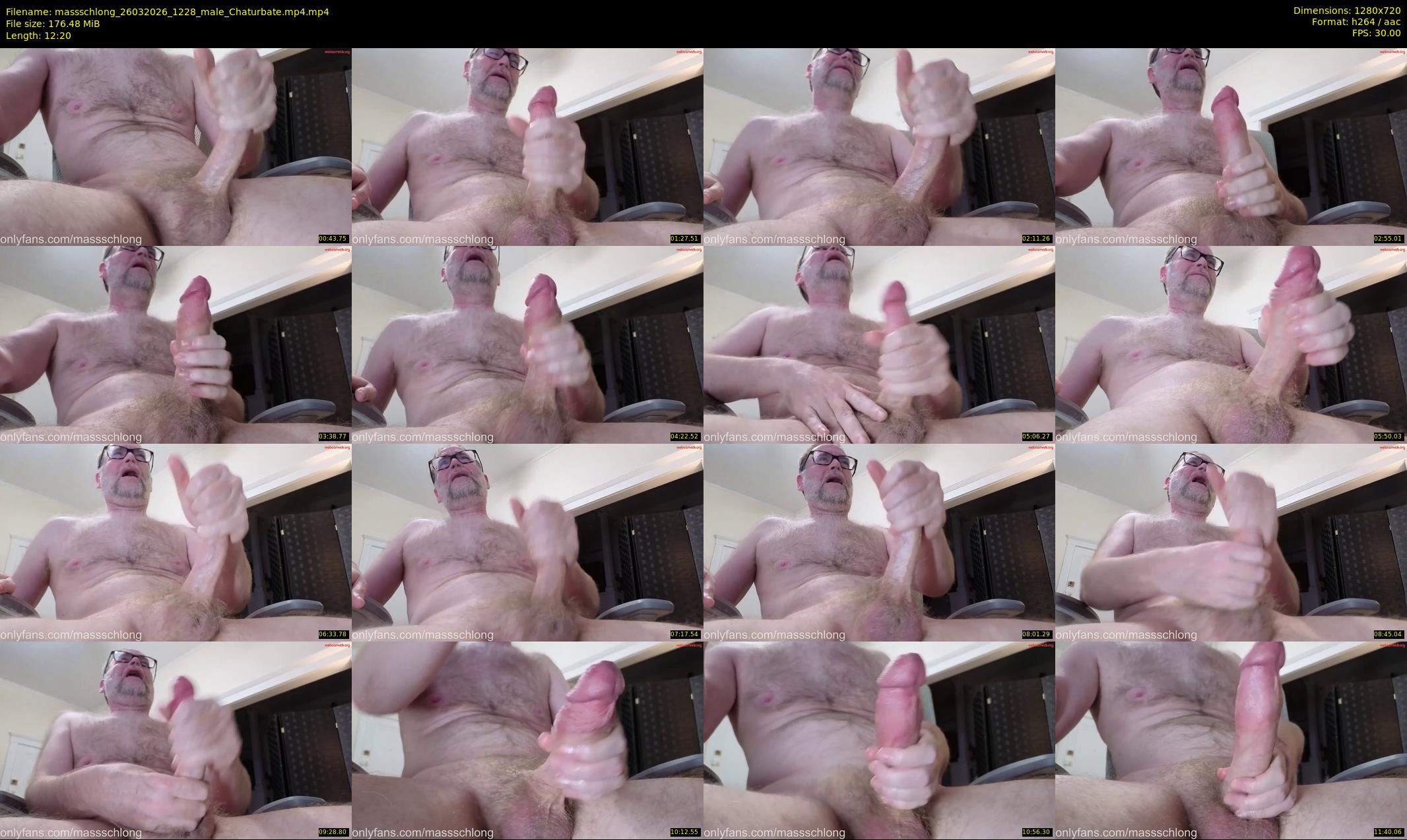 massschlong — 13 minute Chaturbate male cam show recording, 720p, Mar 26, 2026