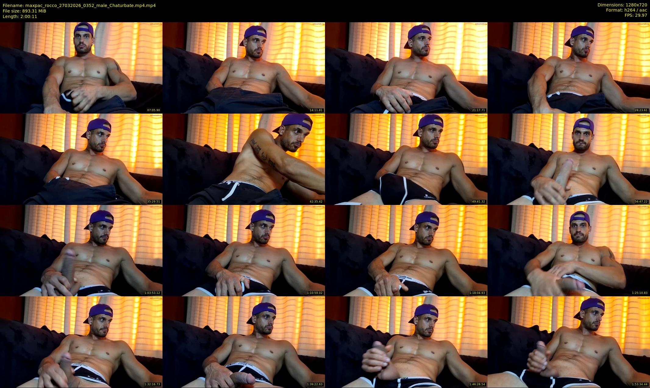 maxpac_rocco — 121 minute Chaturbate male cam show recording, 720p, Mar 27, 2026