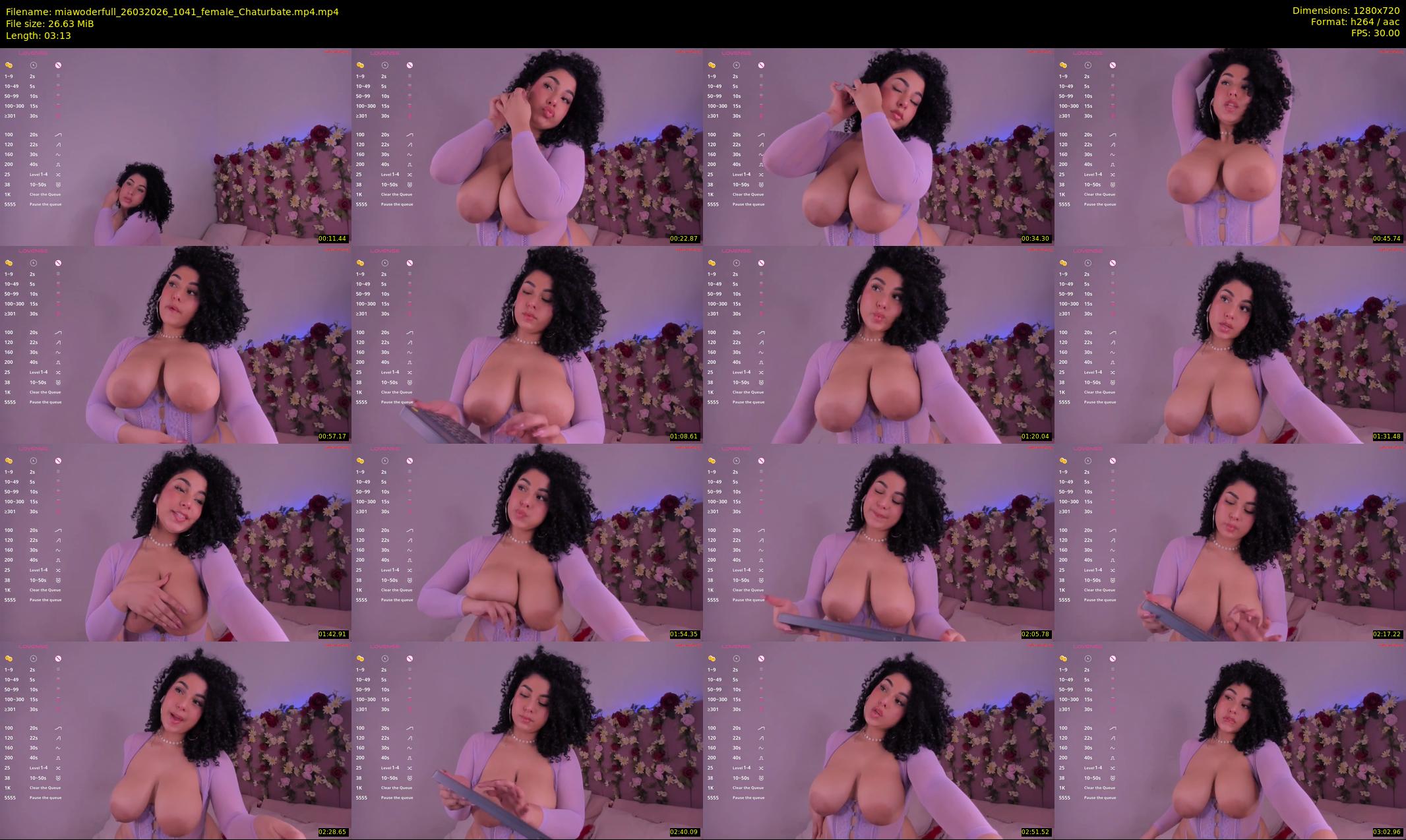 miawoderfull — 4 minute Chaturbate female cam show recording, 720p, Mar 26, 2026