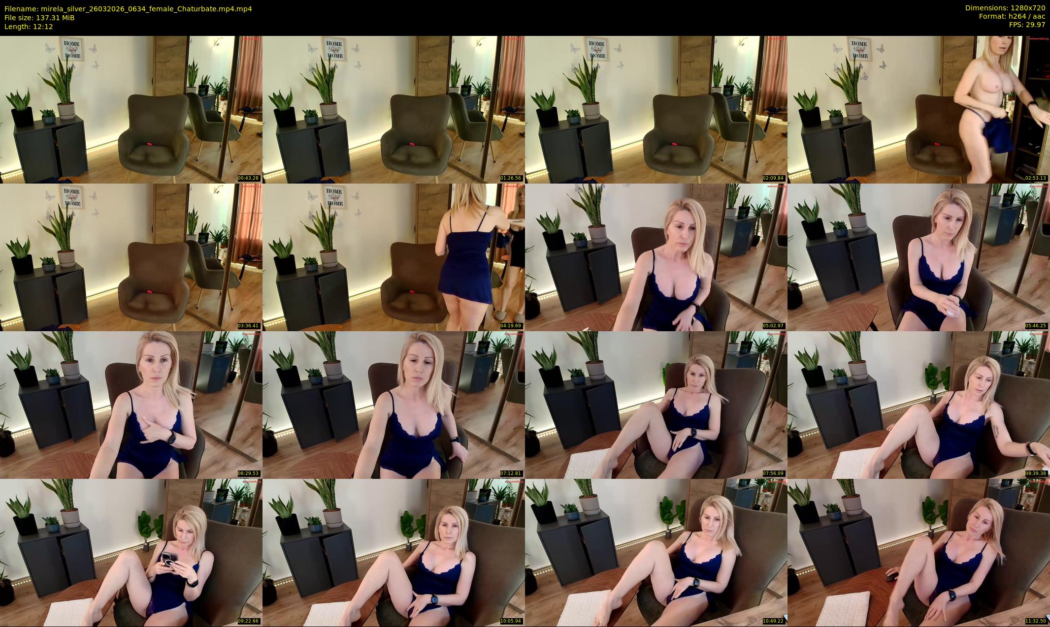 mirela_silver — 13 minute Chaturbate female cam show recording, 720p, Mar 26, 2026