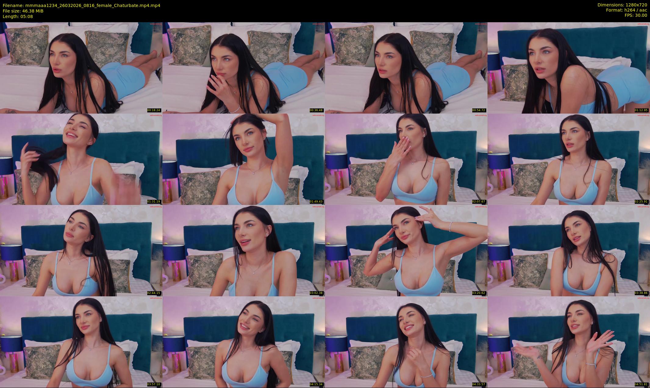 mmmaaa1234 — 6 minute Chaturbate female cam show recording, 720p, Mar 26, 2026