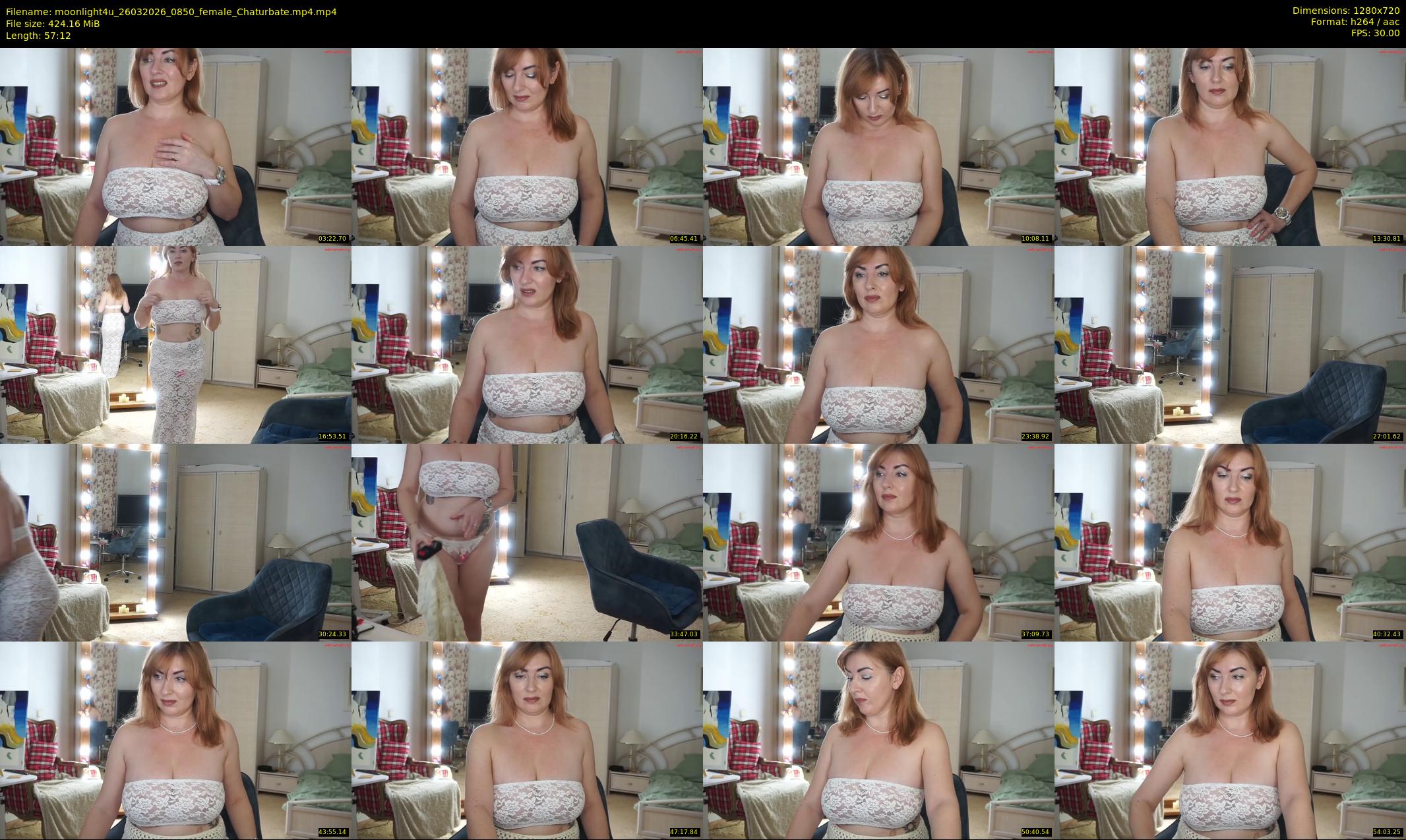 moonlight4u — 58 minute Chaturbate female cam show recording, 720p, Mar 26, 2026