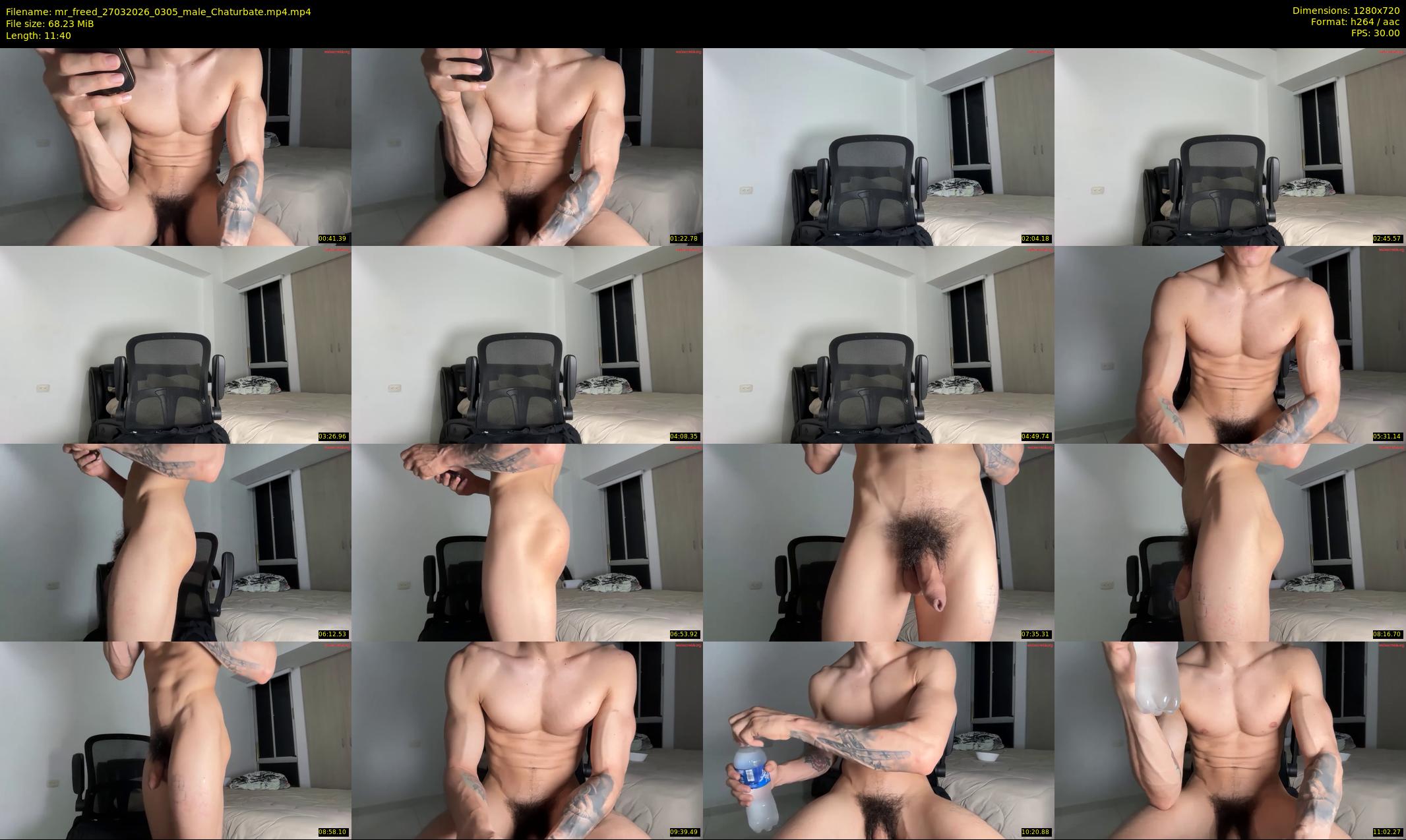 mr_freed — 12 minute Chaturbate male cam show recording, 720p, Mar 27, 2026