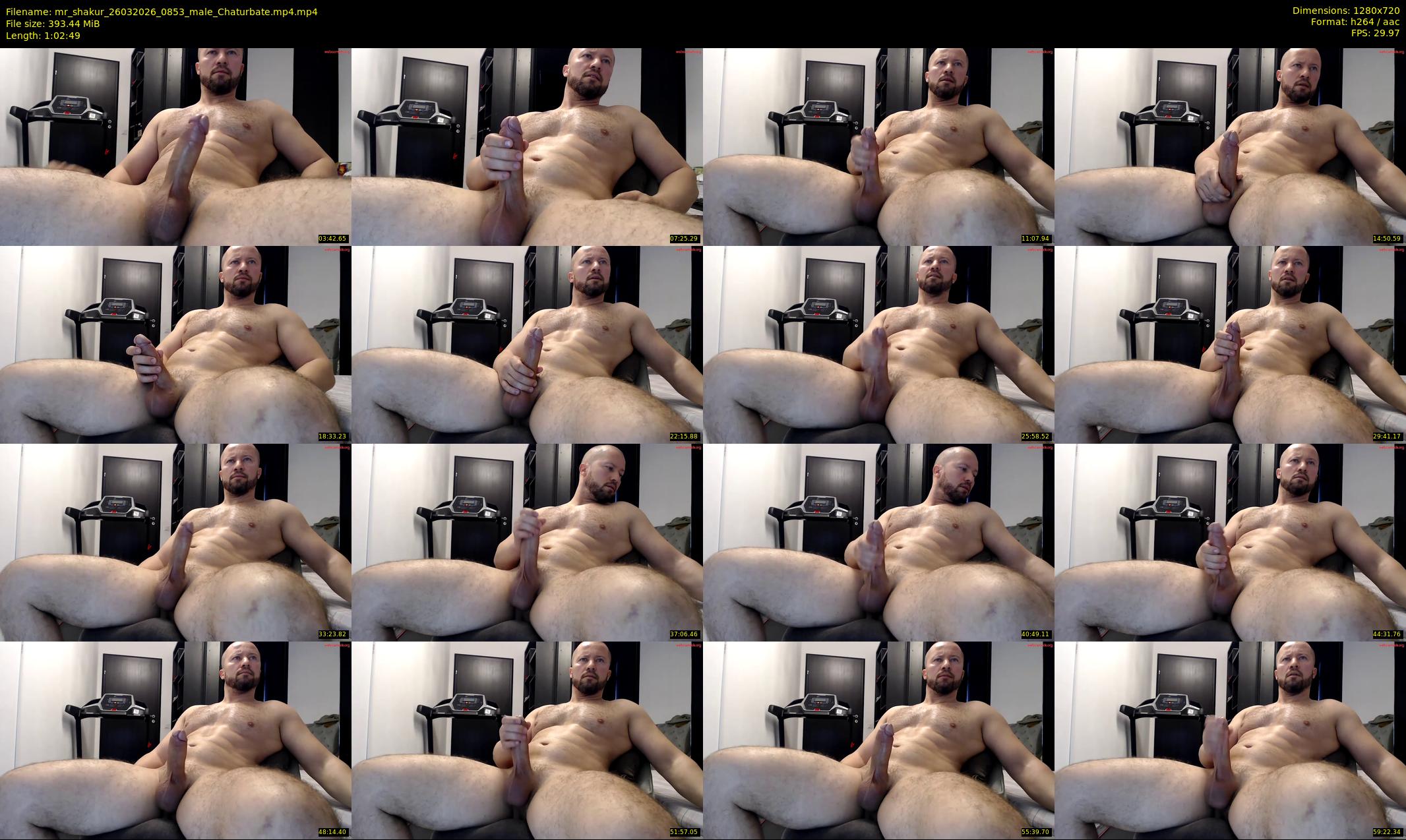 mr_shakur — 63 minute Chaturbate male cam show recording, 720p, Mar 26, 2026