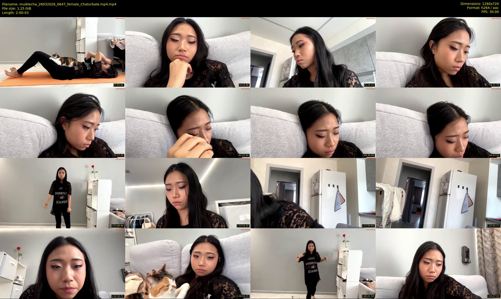 muiklecha — 121 minute Chaturbate female cam show recording, 720p, Mar 26, 2026