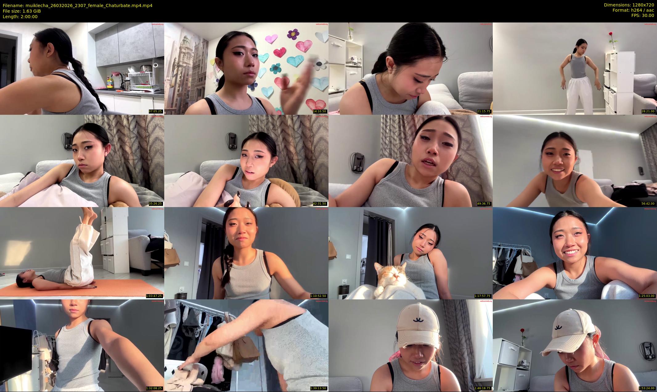 muiklecha — 120 minute Chaturbate female cam show recording, 720p, Mar 26, 2026