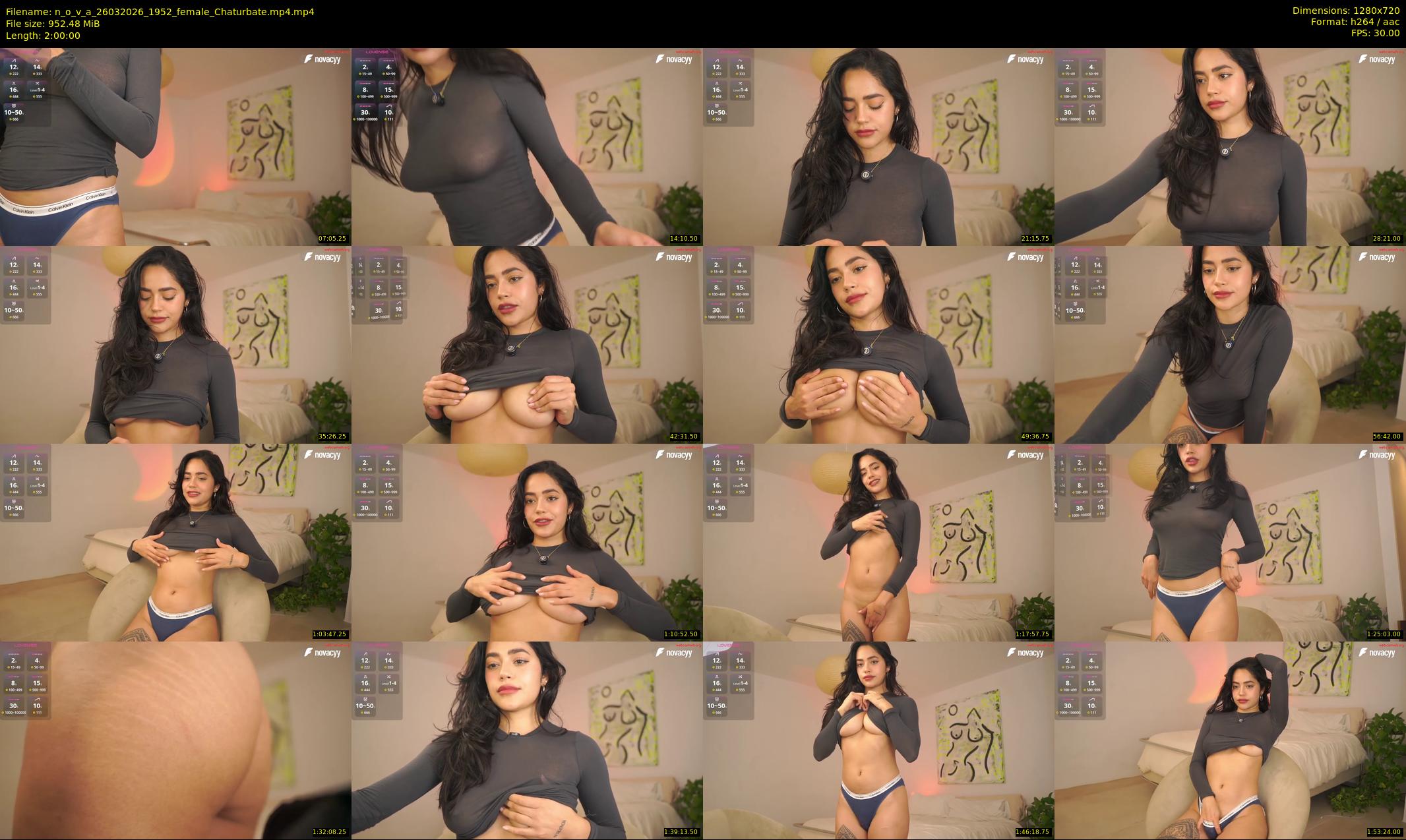 n_o_v_a — 120 minute Chaturbate female cam show recording, 720p, Mar 26, 2026