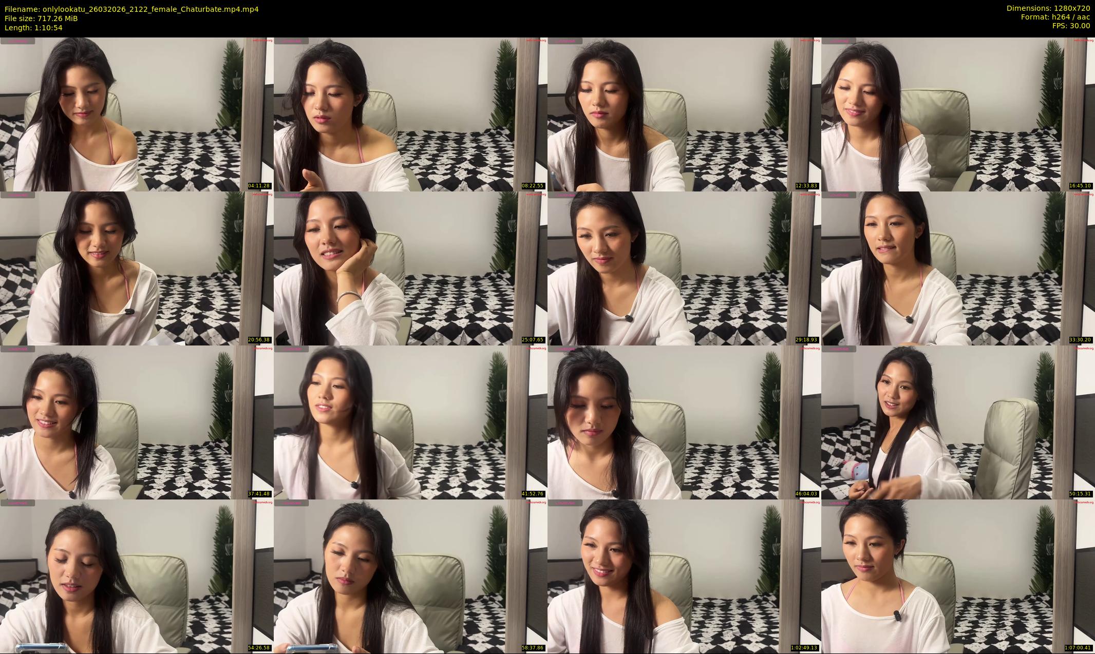 onlylookatu — 71 minute Chaturbate female cam show recording, 720p, Mar 26, 2026
