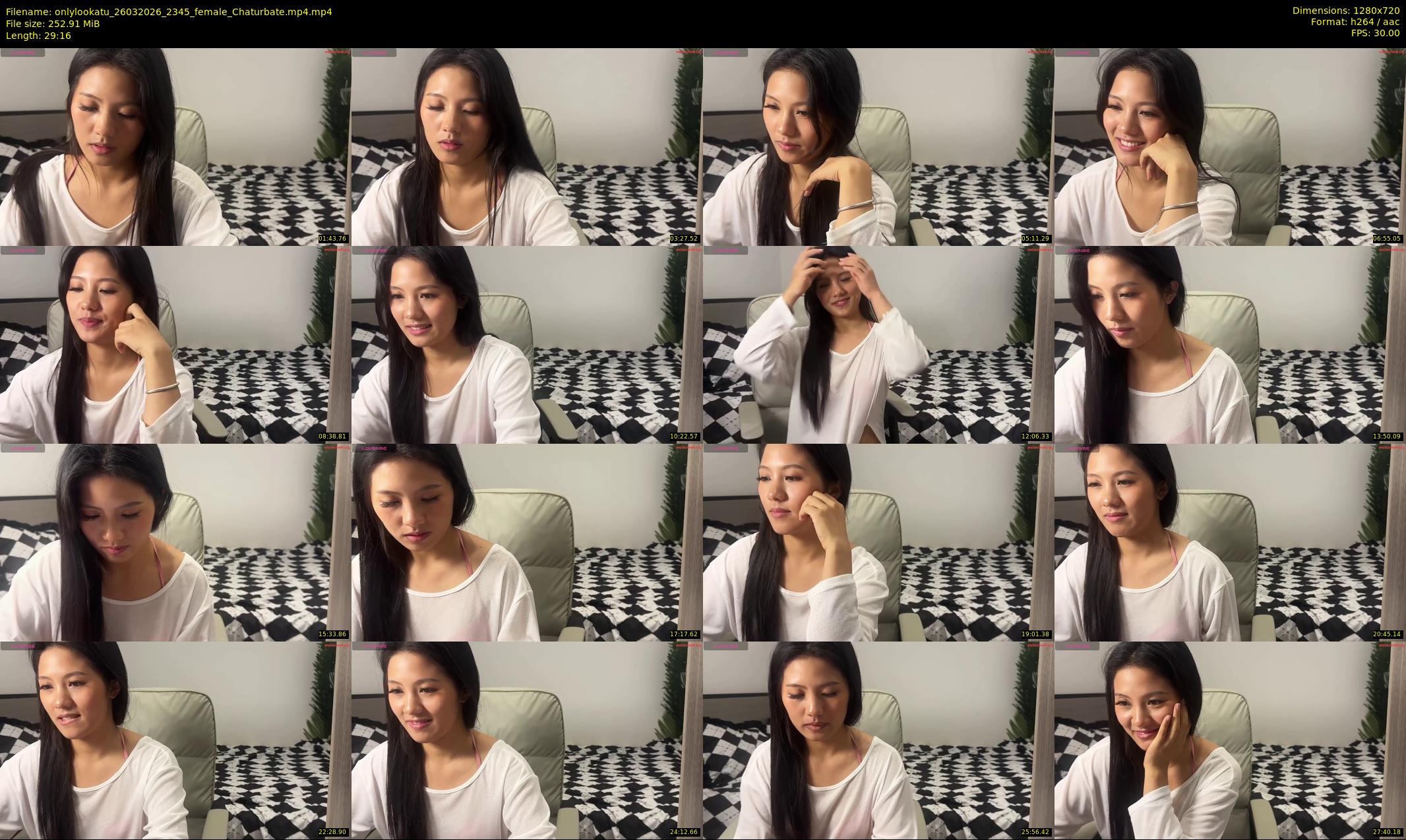 onlylookatu — 30 minute Chaturbate female cam show recording, 720p, Mar 26, 2026