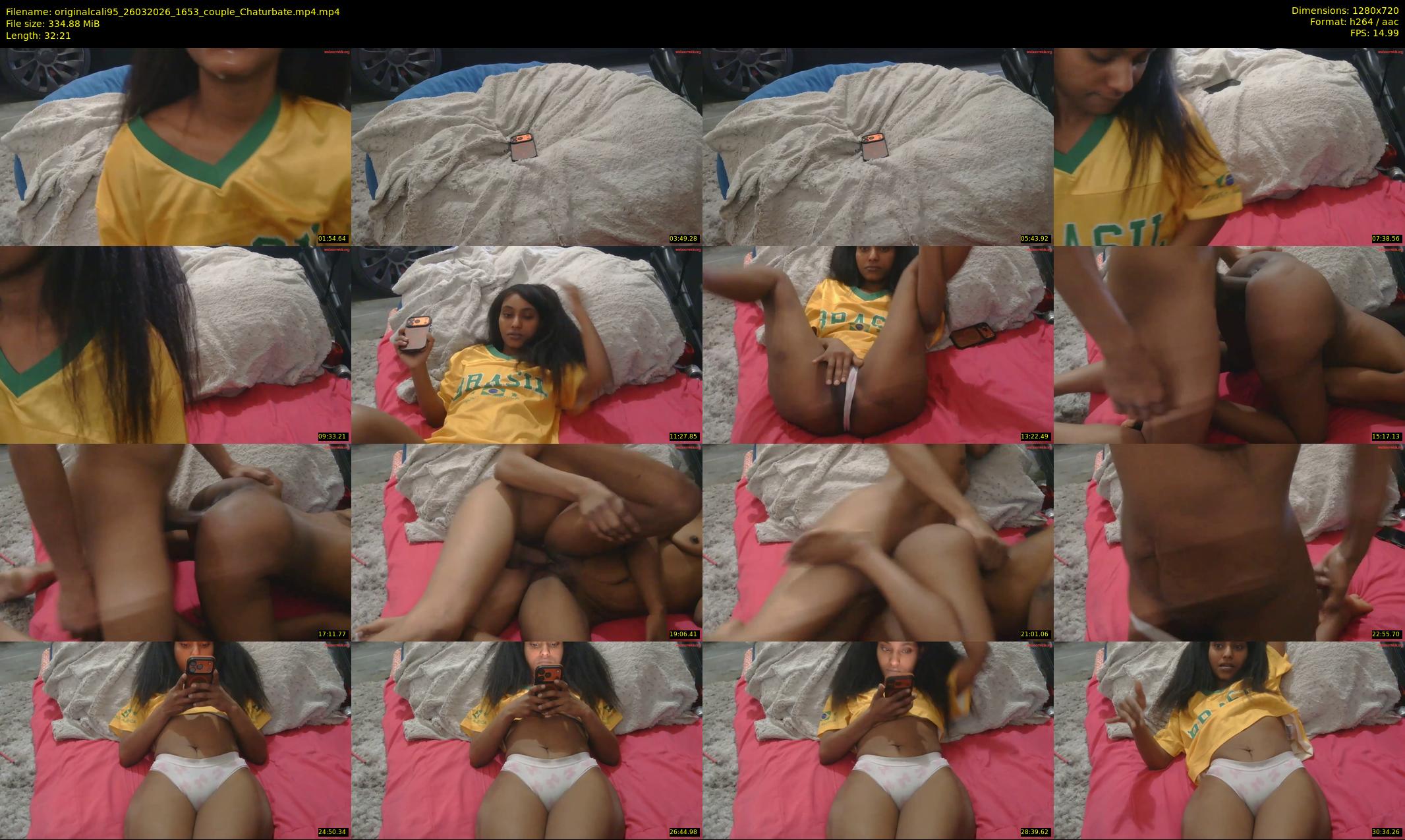 originalcali95 — 33 minute Chaturbate couple cam show recording, 720p, Mar 26, 2026