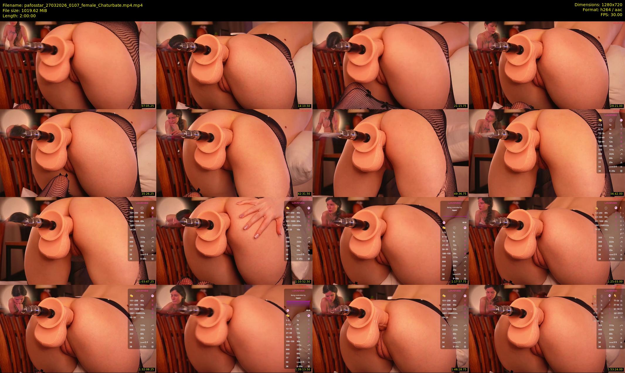 pafosstar — 120 minute Chaturbate female cam show recording, 720p, Mar 27, 2026