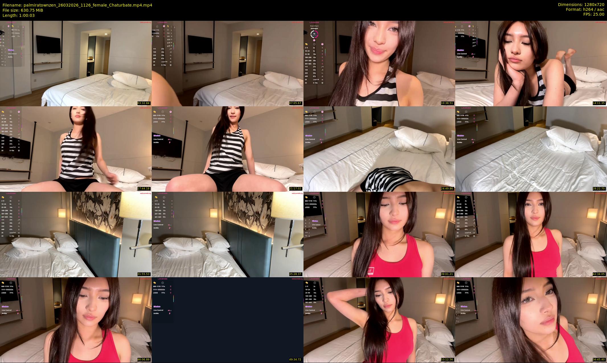 palmiratownzen — 61 minute Chaturbate female cam show recording, 720p, Mar 26, 2026