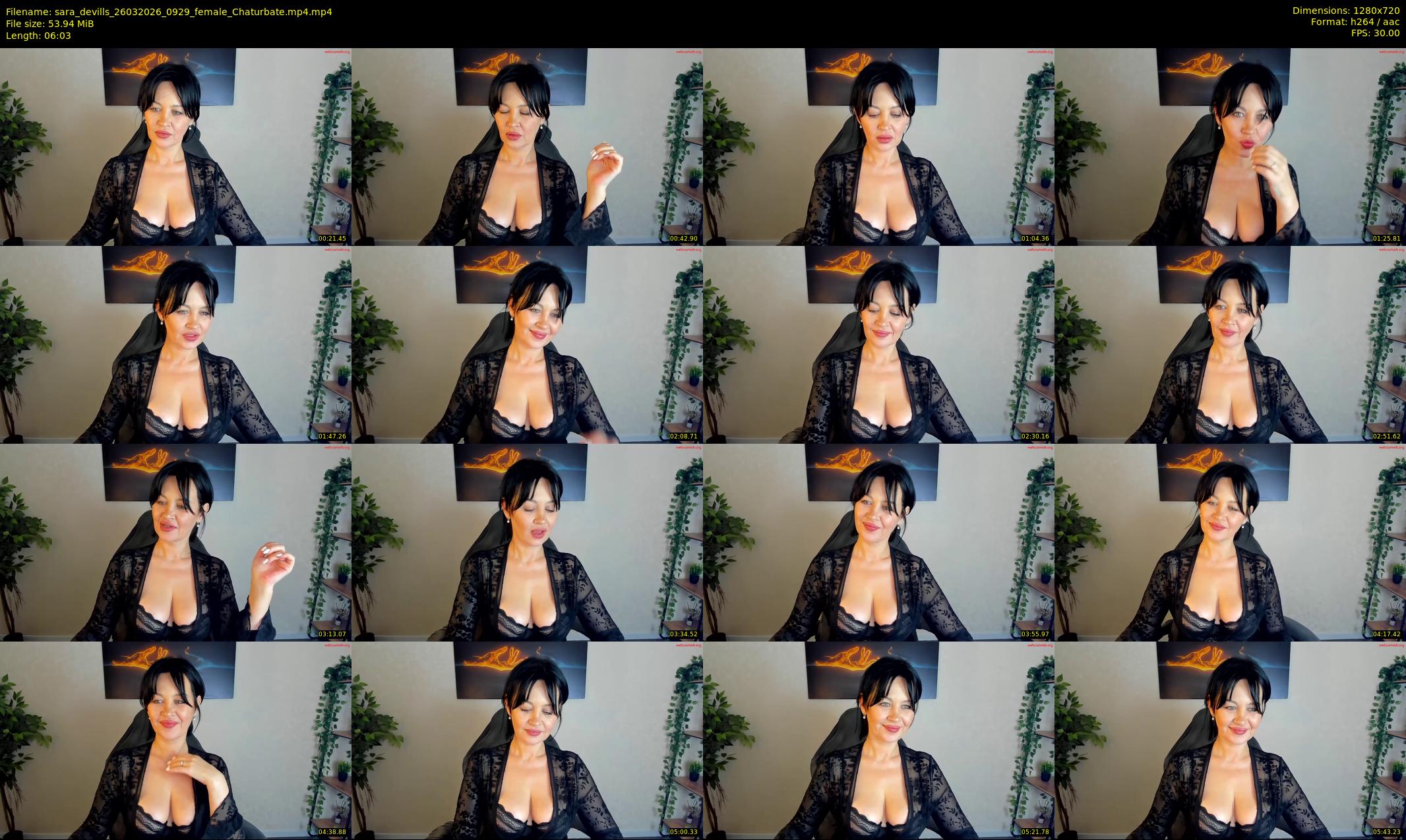 sara_devills — 7 minute Chaturbate female cam show recording, 720p, Mar 26, 2026