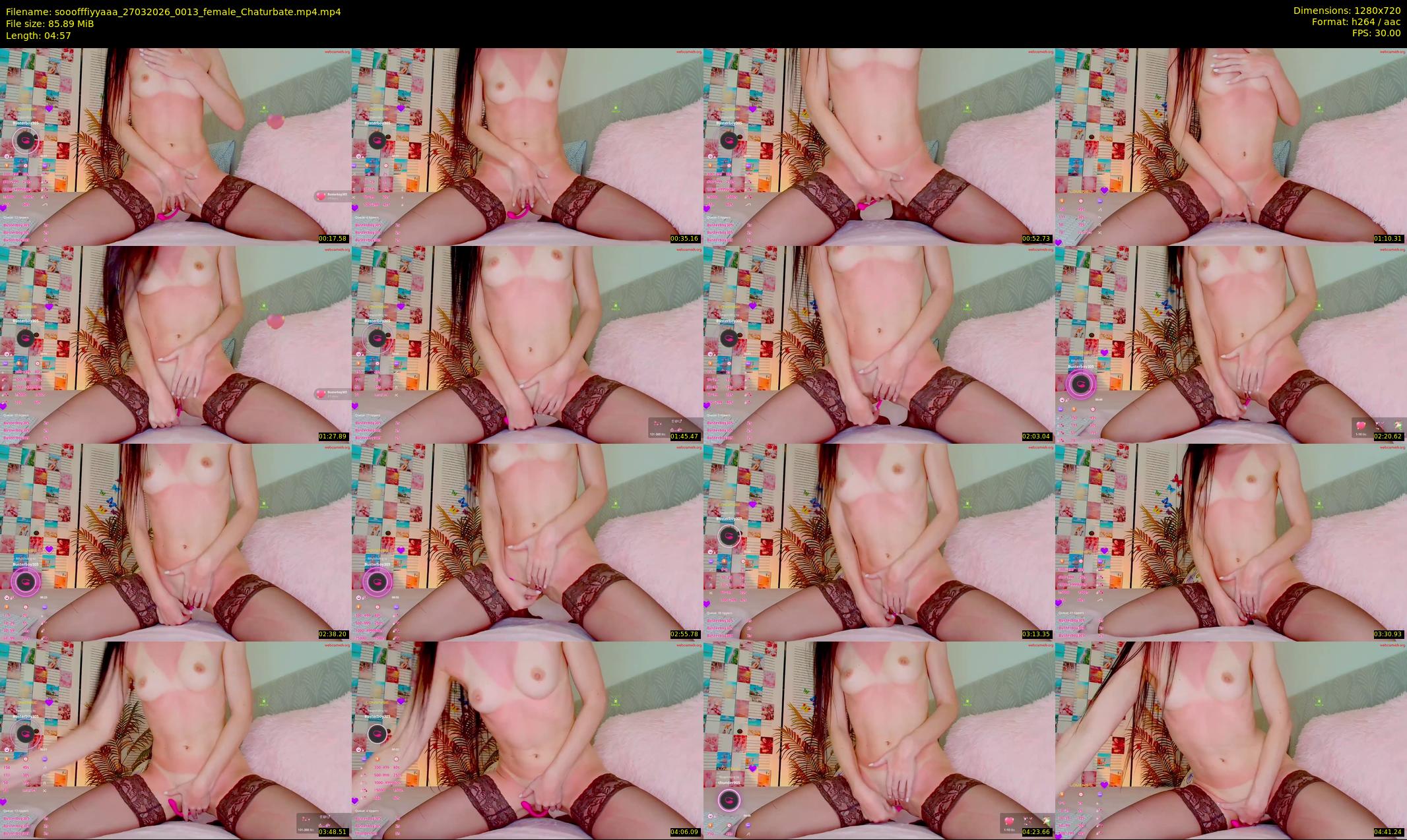 sooofffiyyaaa — 5 minute Chaturbate female cam show recording, 720p, Mar 27, 2026