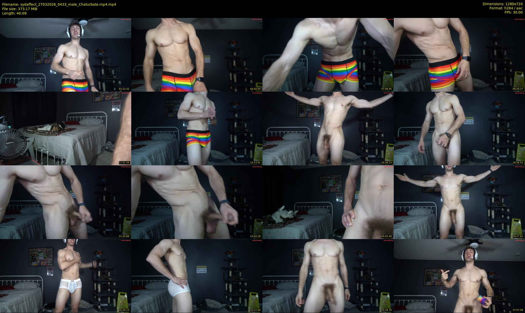 sydaffect — 41 minute Chaturbate male cam show recording, 720p, Mar 27, 2026