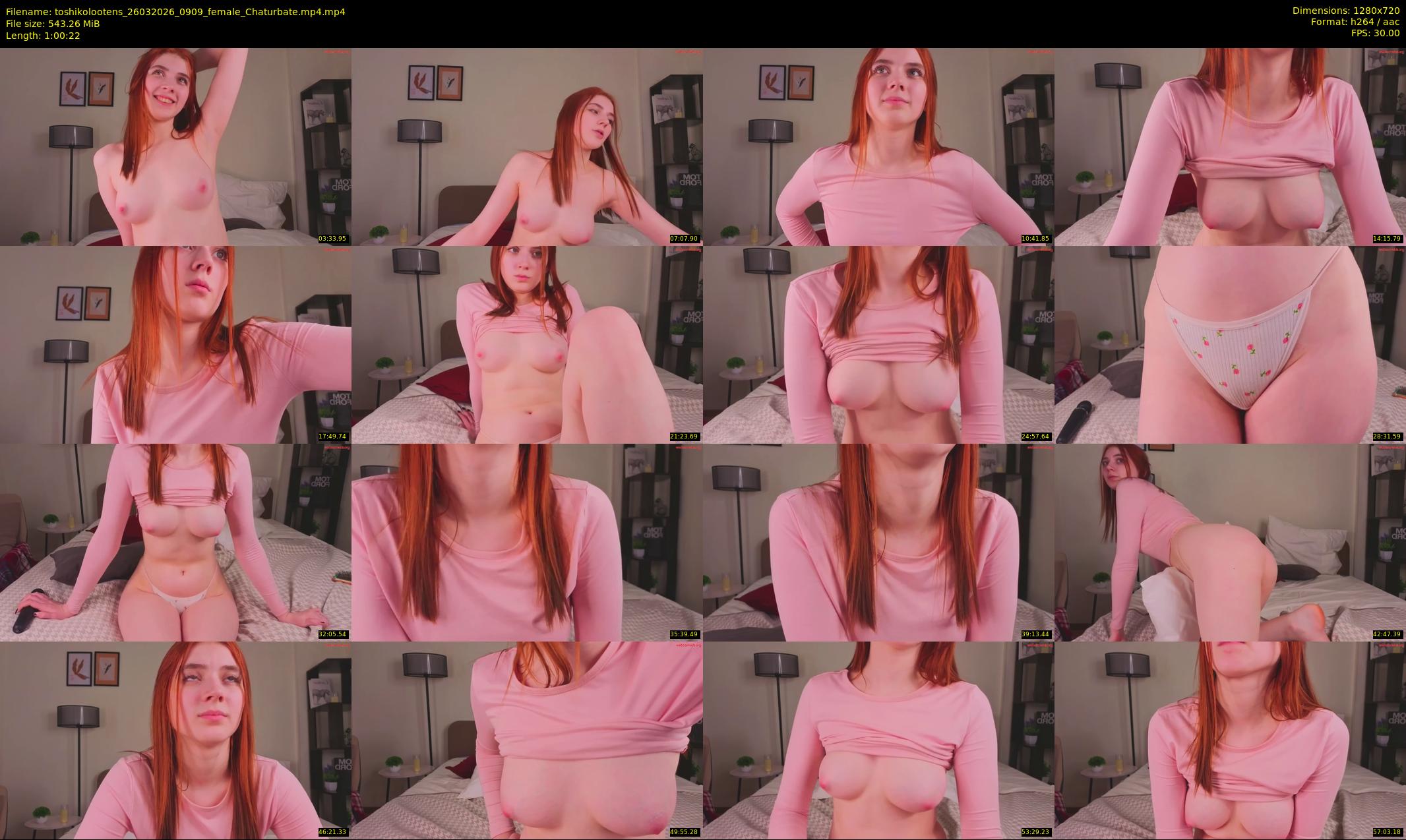 toshikolootens — 61 minute Chaturbate female cam show recording, 720p, Mar 26, 2026