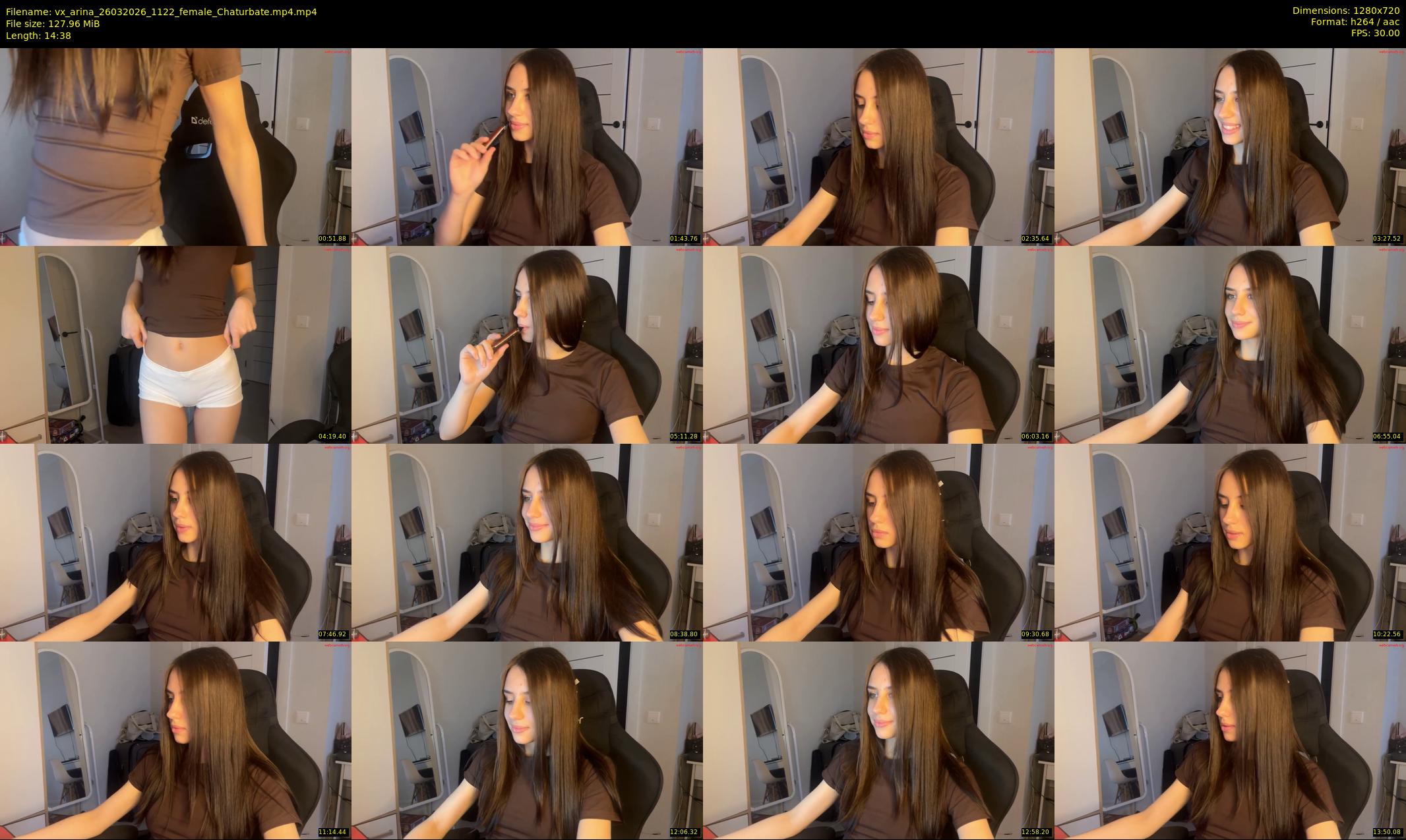 vx_arina — 15 minute Chaturbate female cam show recording, 720p, Mar 26, 2026