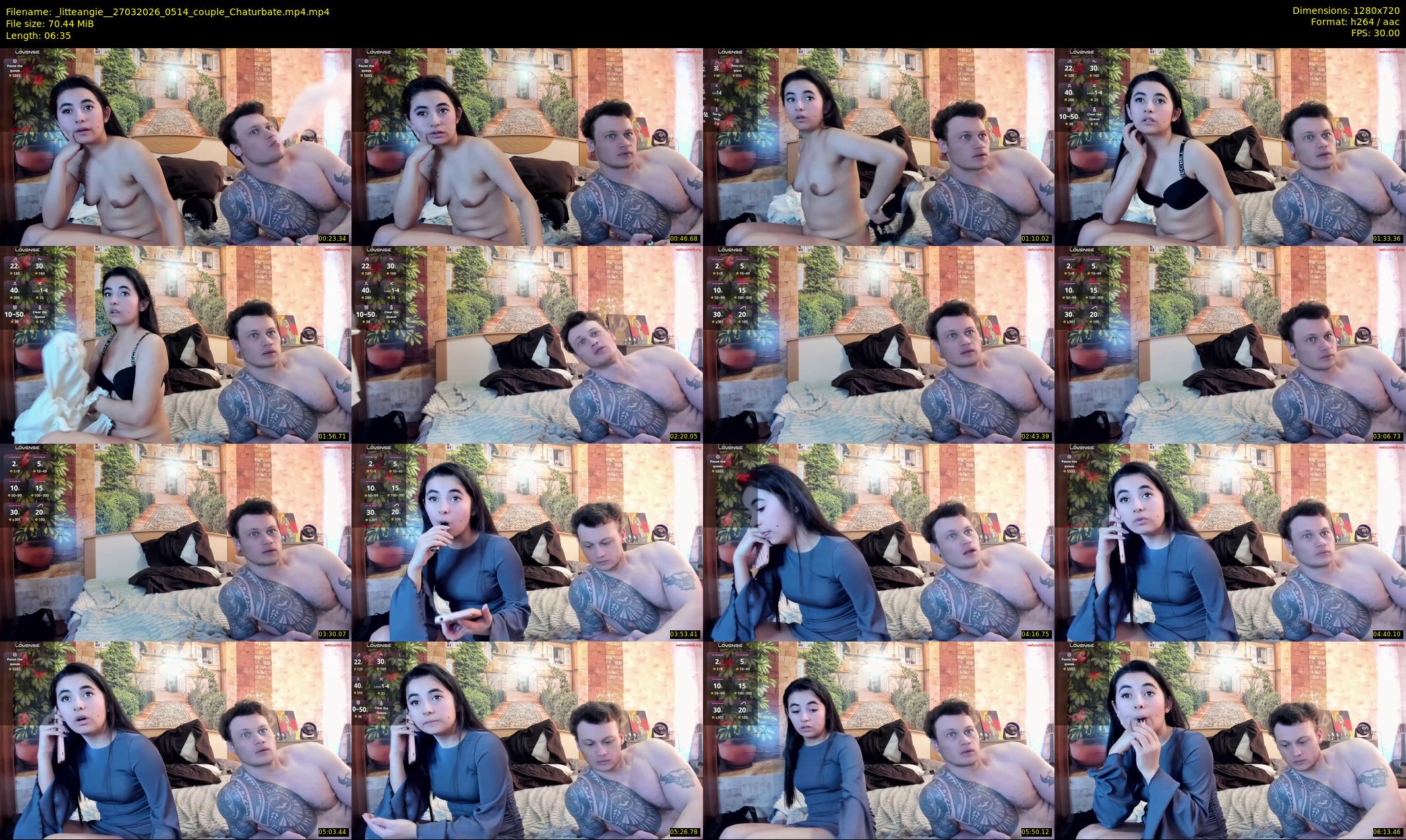 _litteangie_ — 7 minute Chaturbate couple cam show recording, 720p, Mar 27, 2026